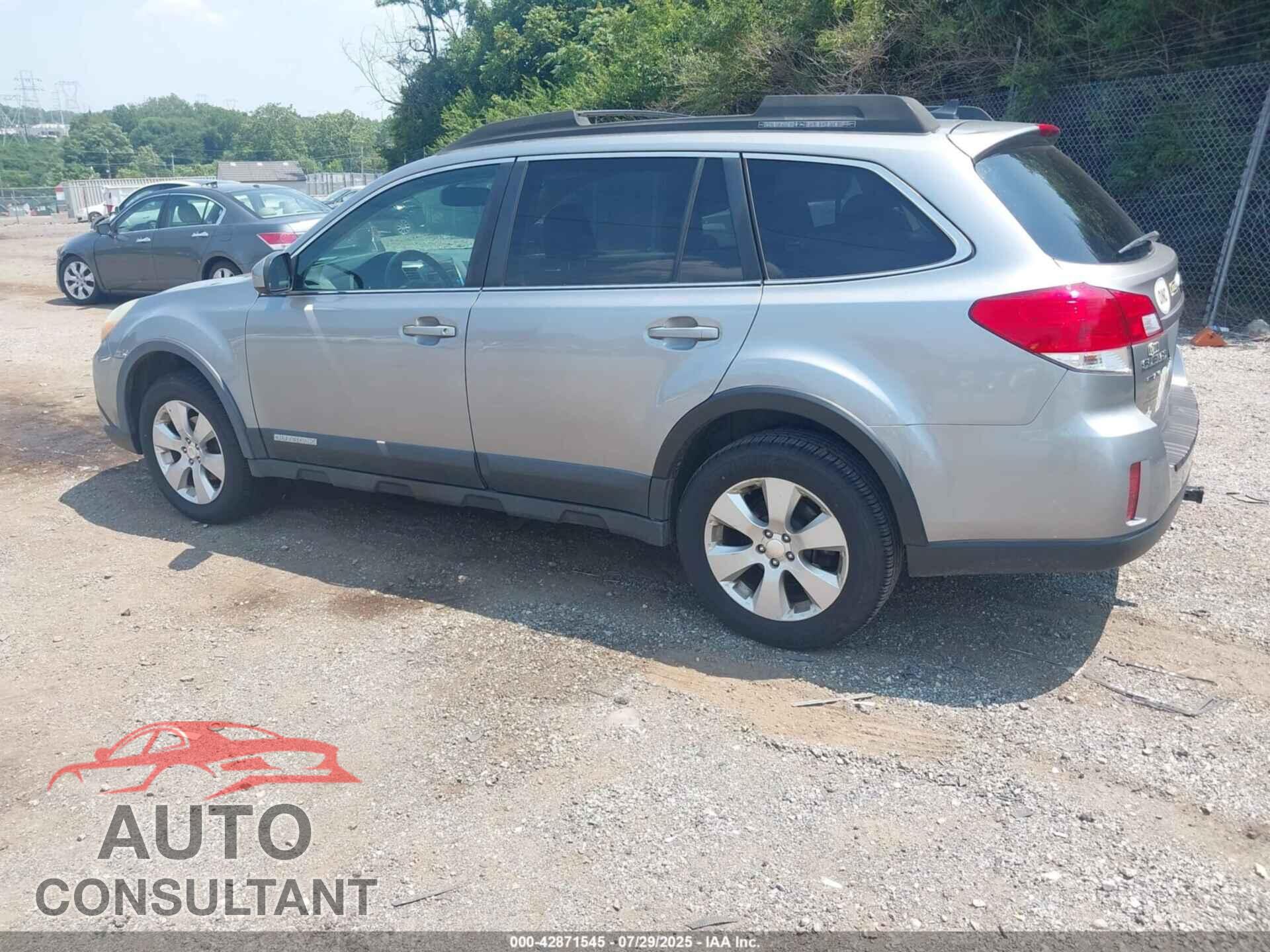 SUBARU OUTBACK 2011 - 4S4BRBKC4B3344526