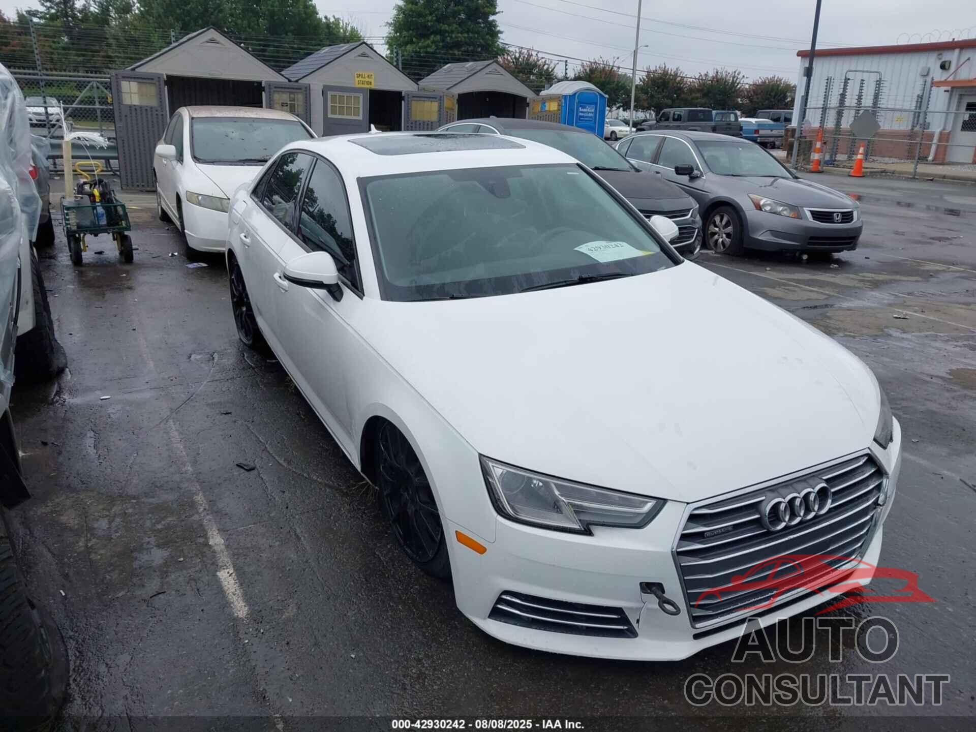 AUDI A4 2017 - WAUANAF43HN064115