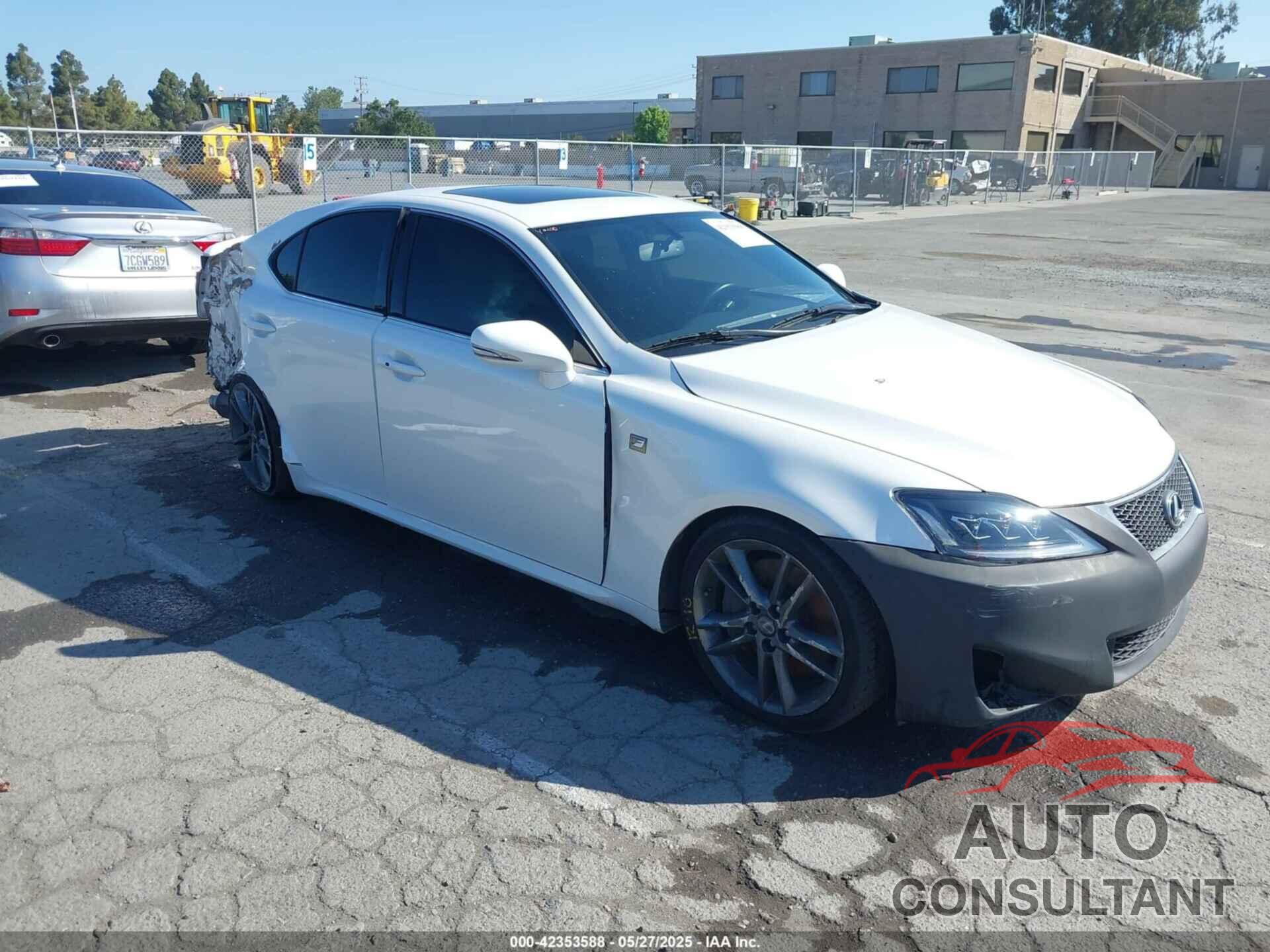 LEXUS IS 350 2012 - JTHBE5C29C5029104