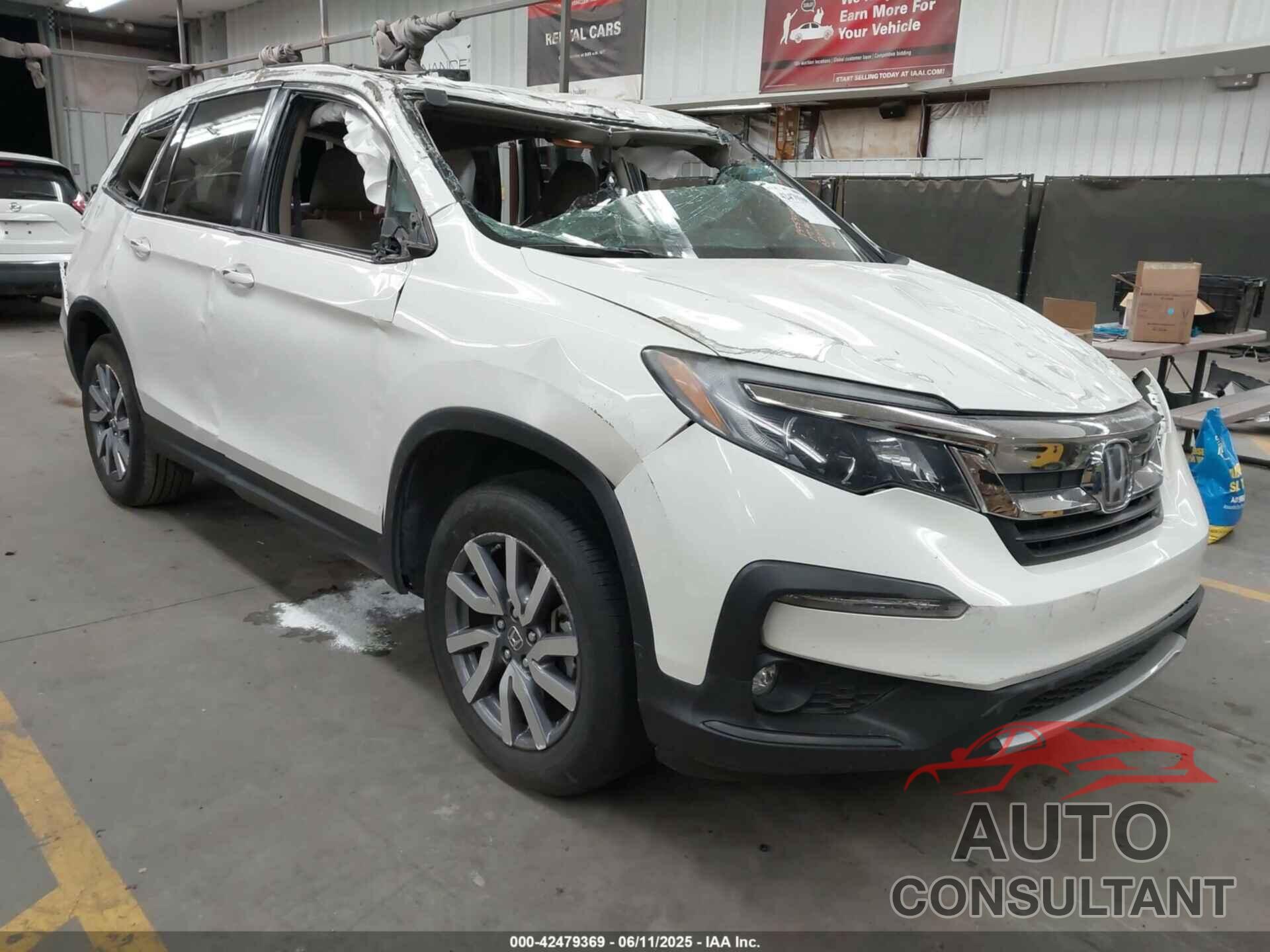 HONDA PILOT 2019 - 5FNYF5H34KB017319