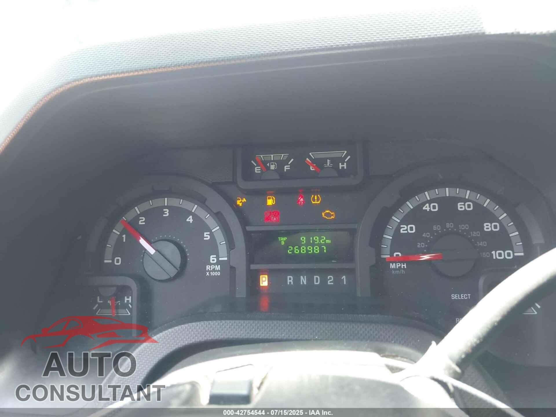 FORD E-150 2012 - 1FTNE1EL5CDA68274