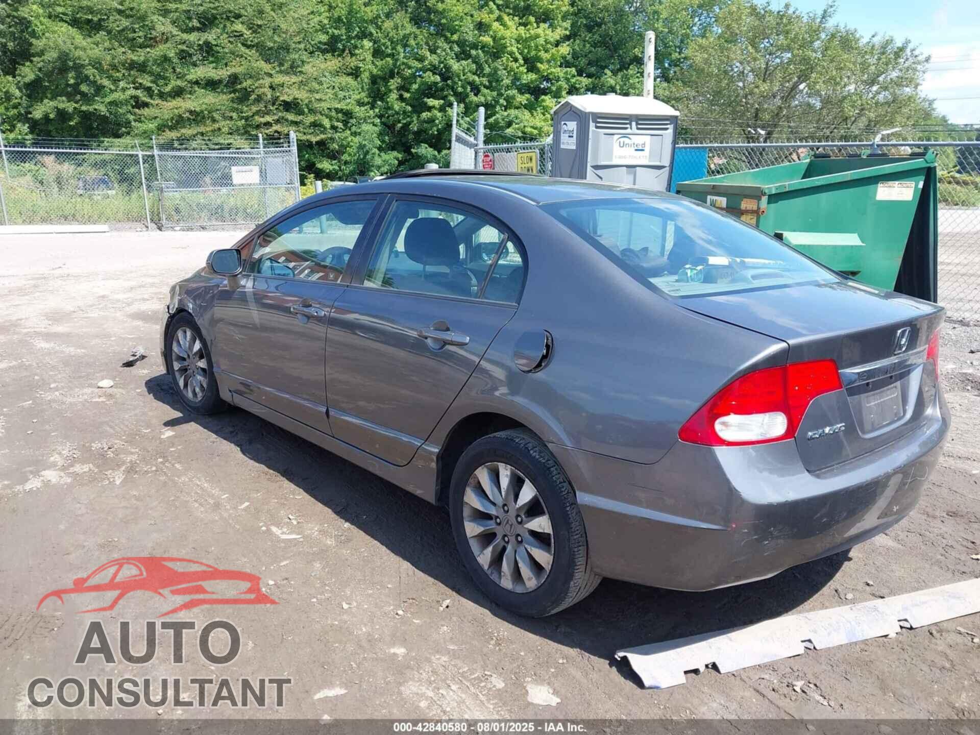 HONDA CIVIC 2011 - 2HGFA1F83BH540954