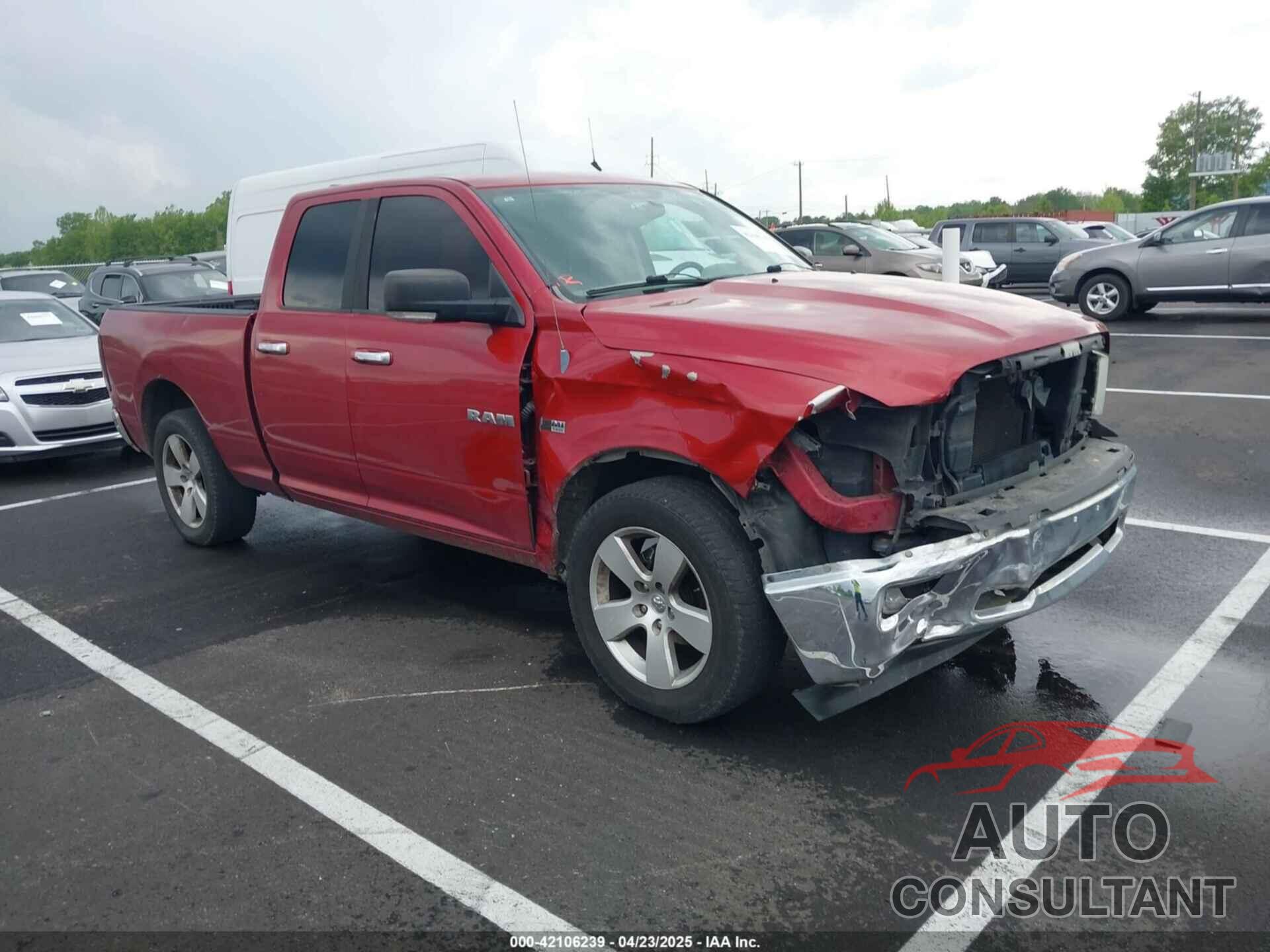 DODGE RAM 1500 2010 - 1D7RB1GT1AS247885