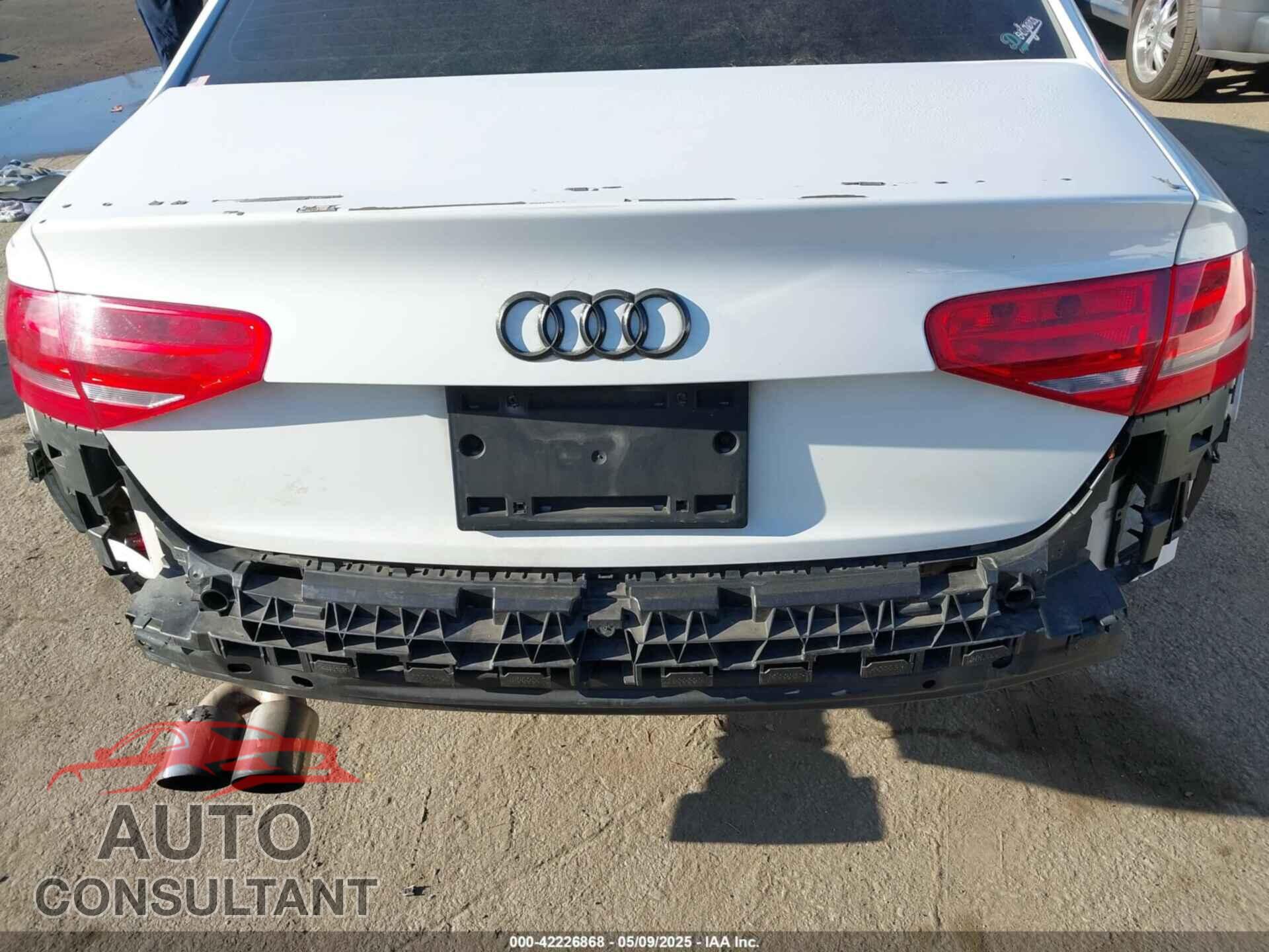 AUDI A4 2013 - WAUAFAFL8DA075746
