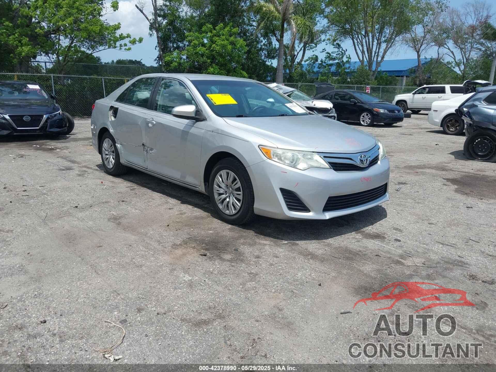 TOYOTA CAMRY 2012 - 4T4BF1FK8CR177920