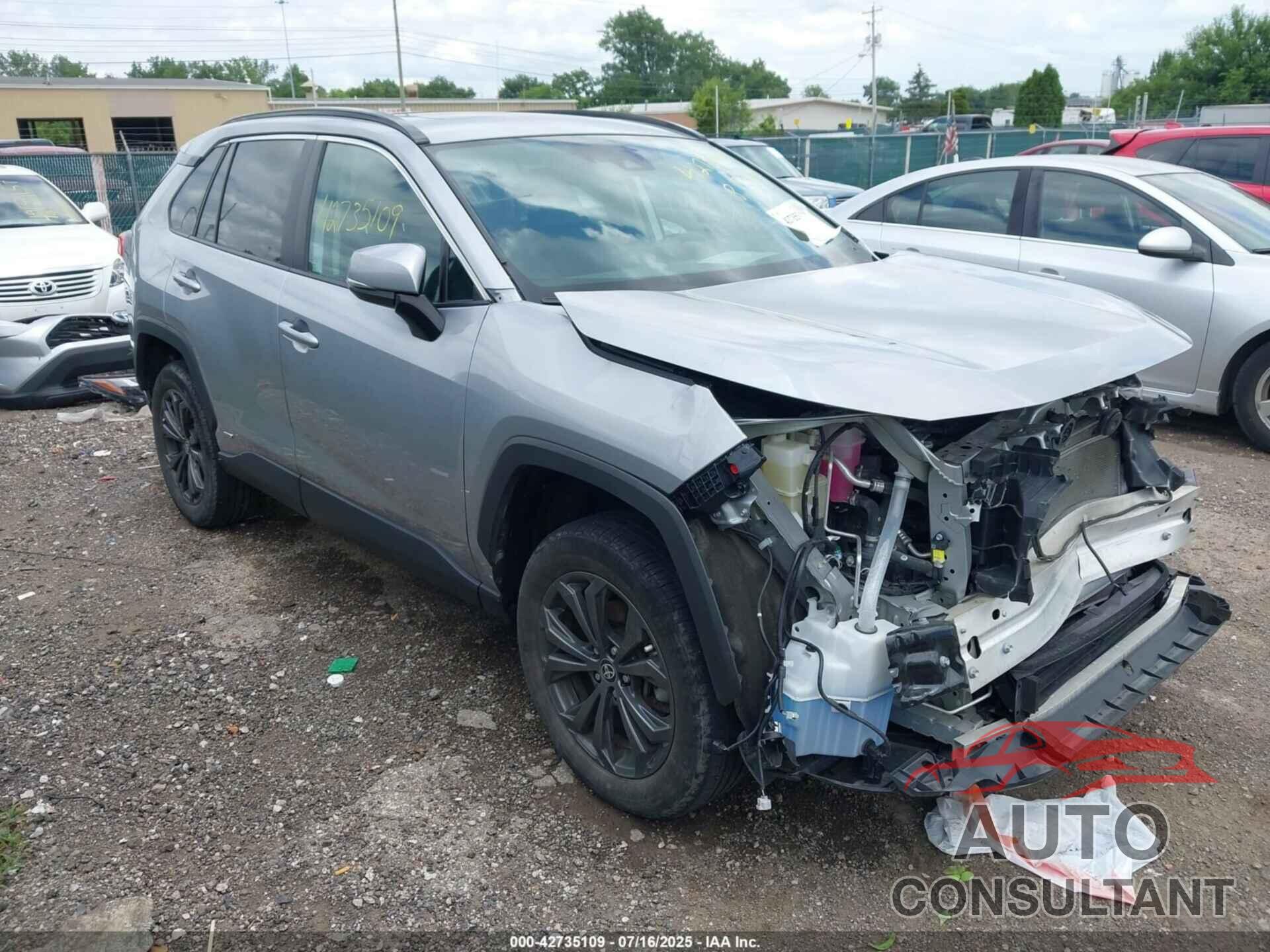 TOYOTA RAV4 HYBRID 2022 - 4T3B6RFV6NU104963