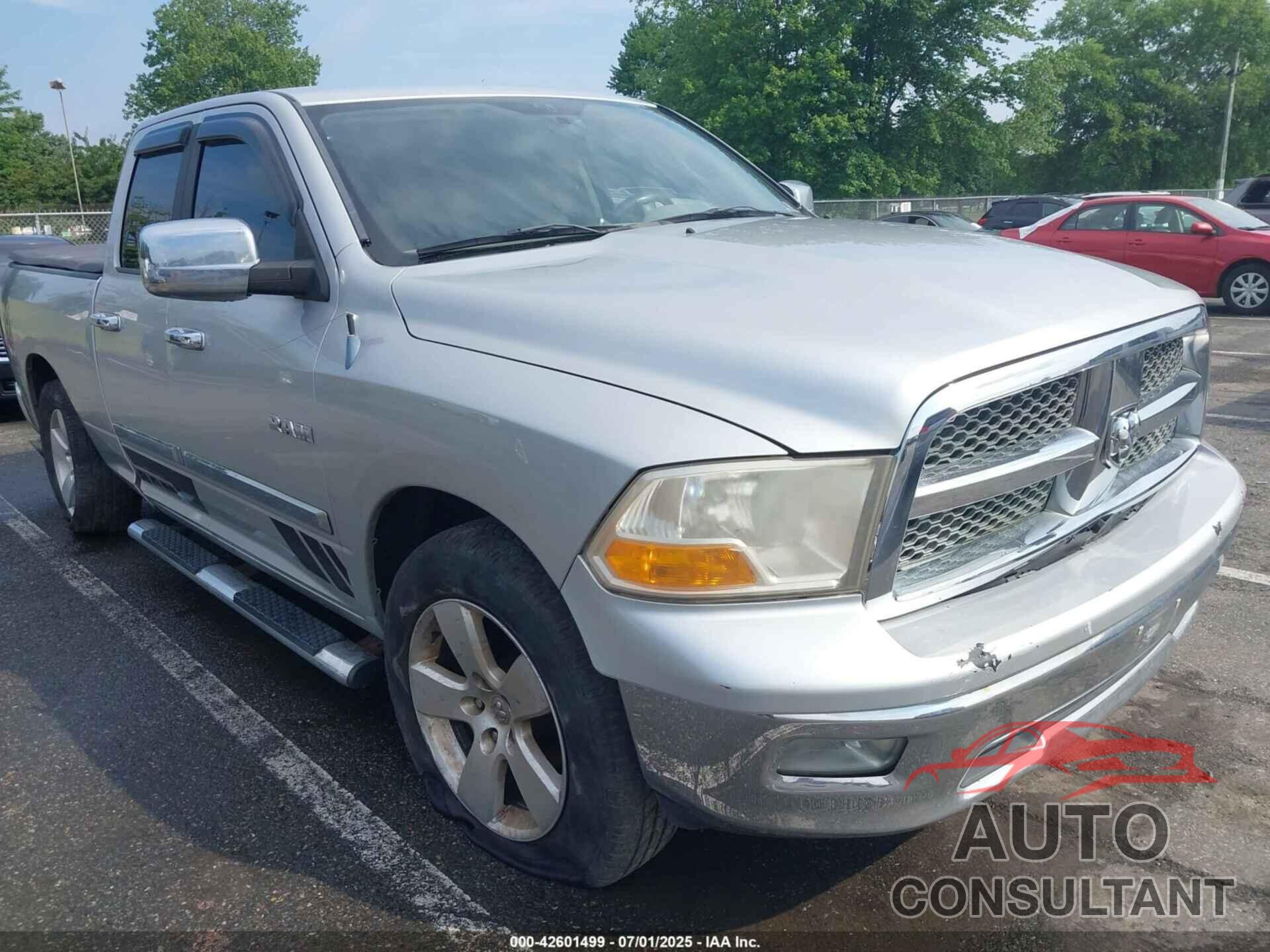 DODGE RAM 1500 2009 - 1D3HB18P09S767716