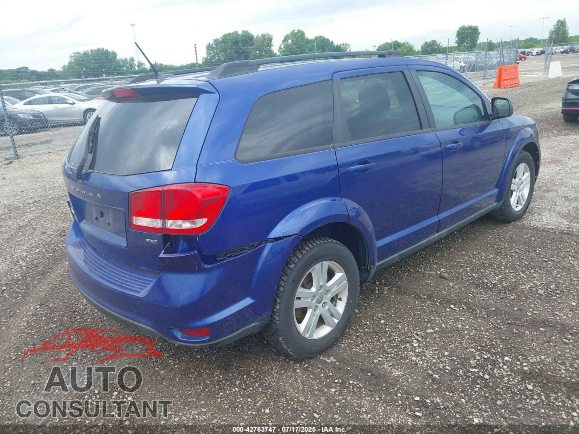 DODGE JOURNEY 2012 - 3C4PDCBB2CT341667