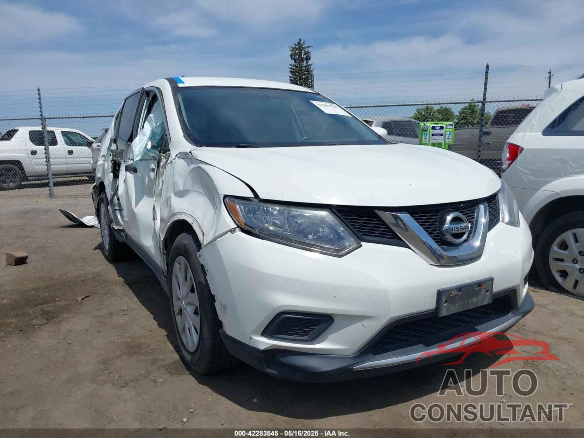 NISSAN ROGUE 2016 - KNMAT2MV7GP682633