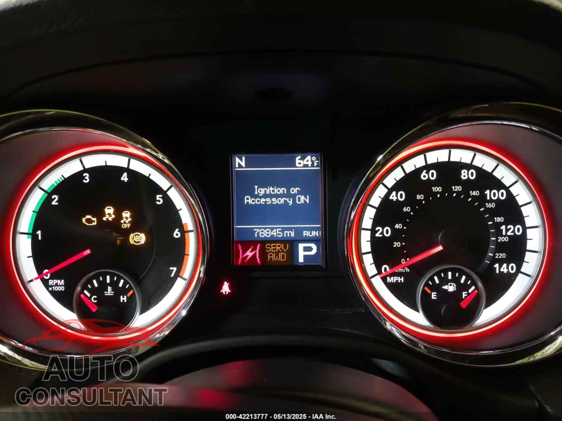 DODGE DURANGO 2013 - 1C4SDJDT4DC643690