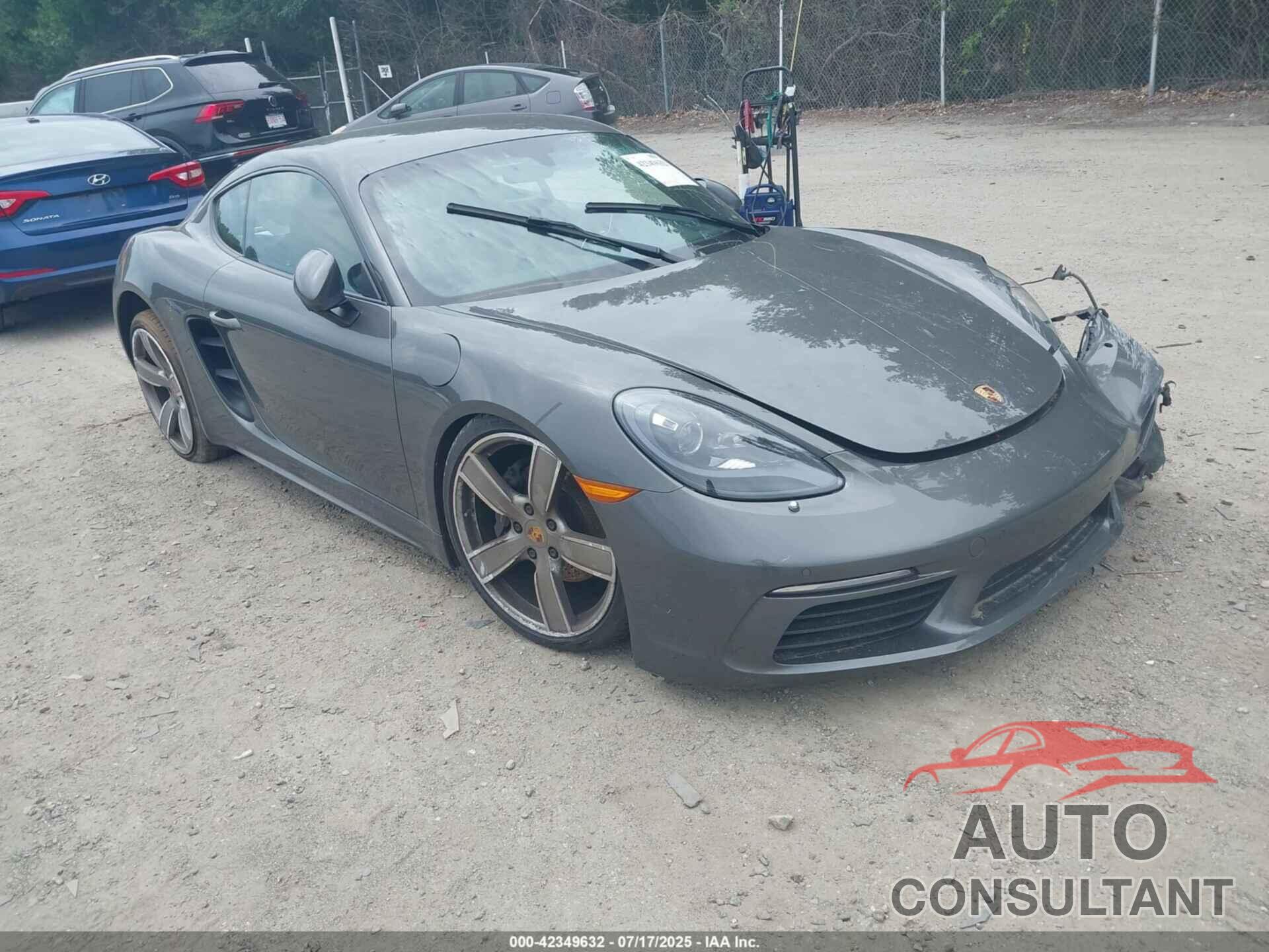 PORSCHE 718 CAYMAN 2019 - WP0AA2A85KS260984