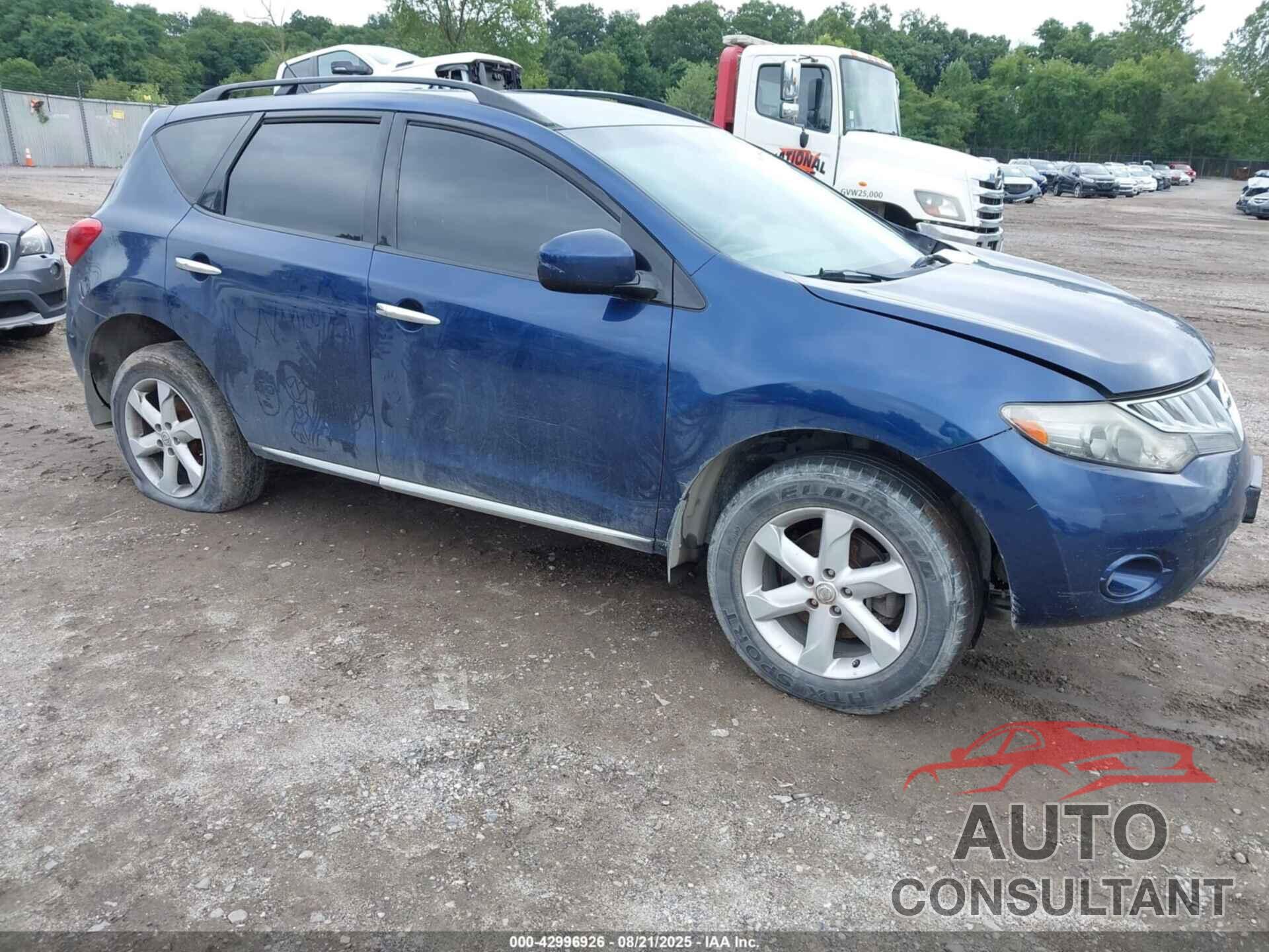 NISSAN MURANO 2009 - JN8AZ18W29W112337