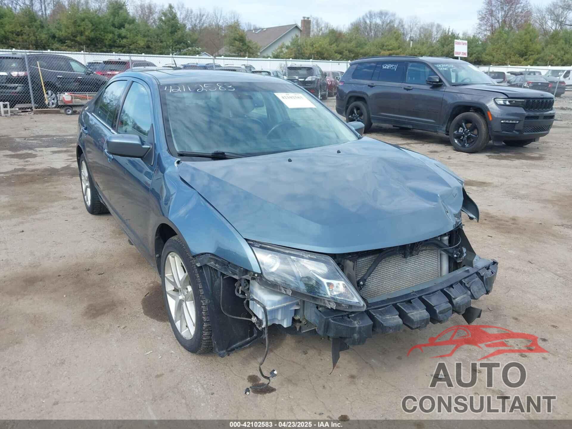 FORD FUSION 2012 - 3FAHP0JA4CR412454