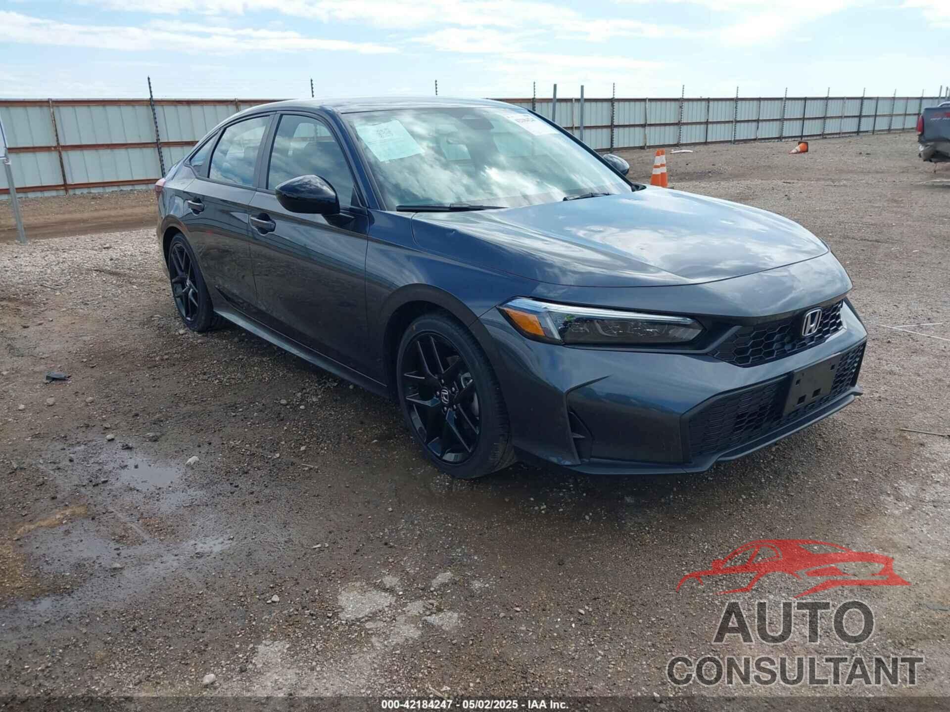 HONDA CIVIC 2025 - 2HGFE2F54SH581948