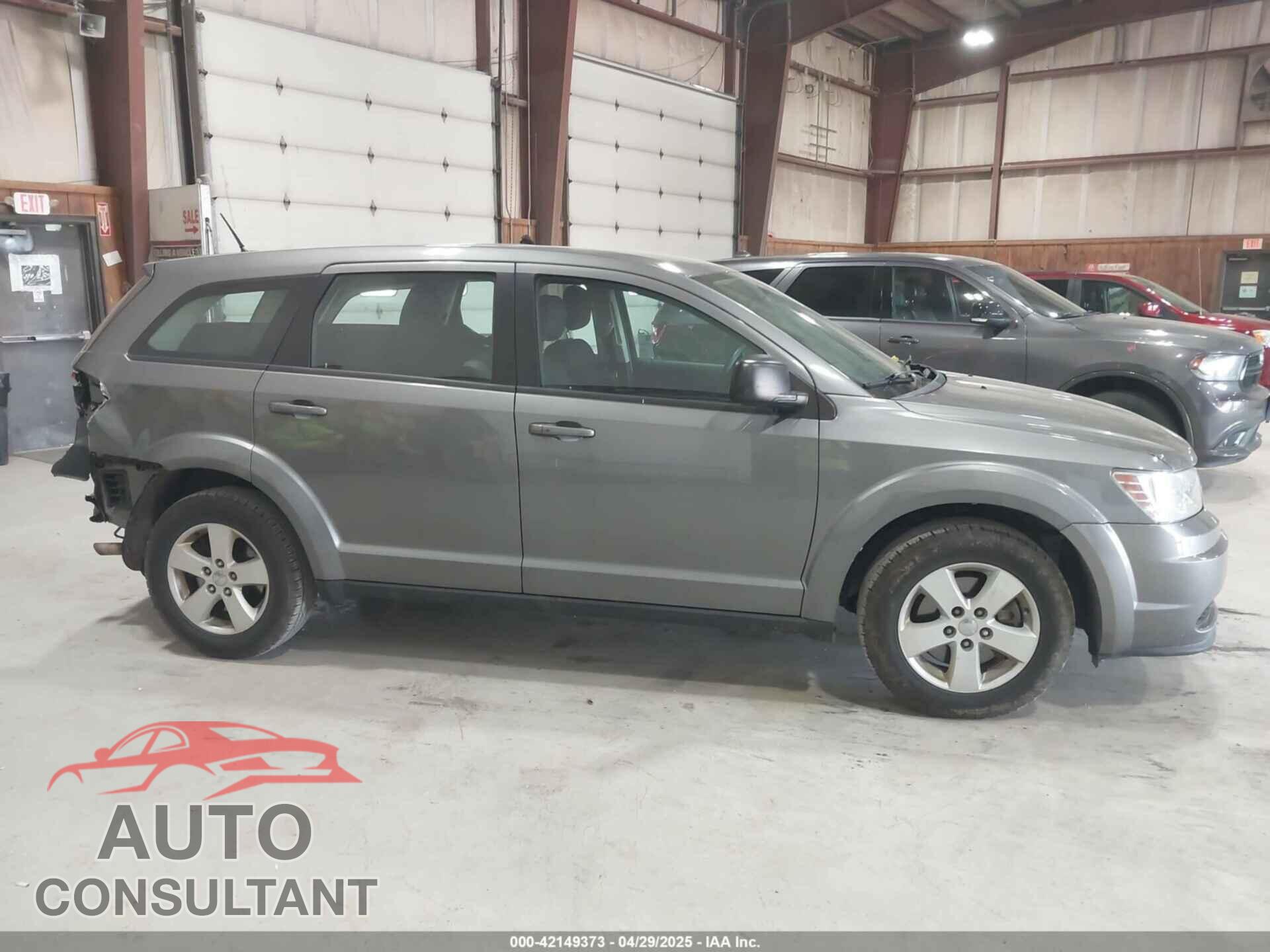 DODGE JOURNEY 2013 - 3C4PDCAB1DT508765