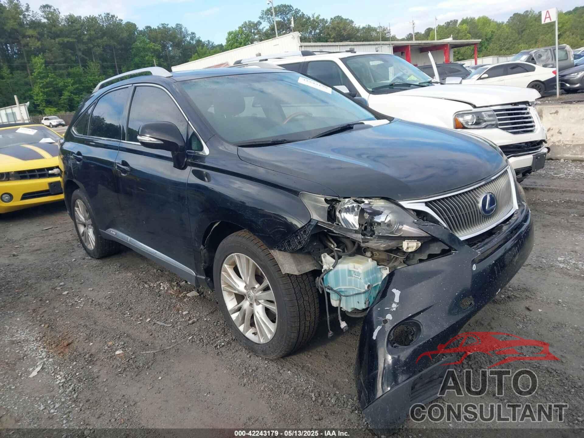 LEXUS RX 450H 2010 - JTJBC1BA7A2024570