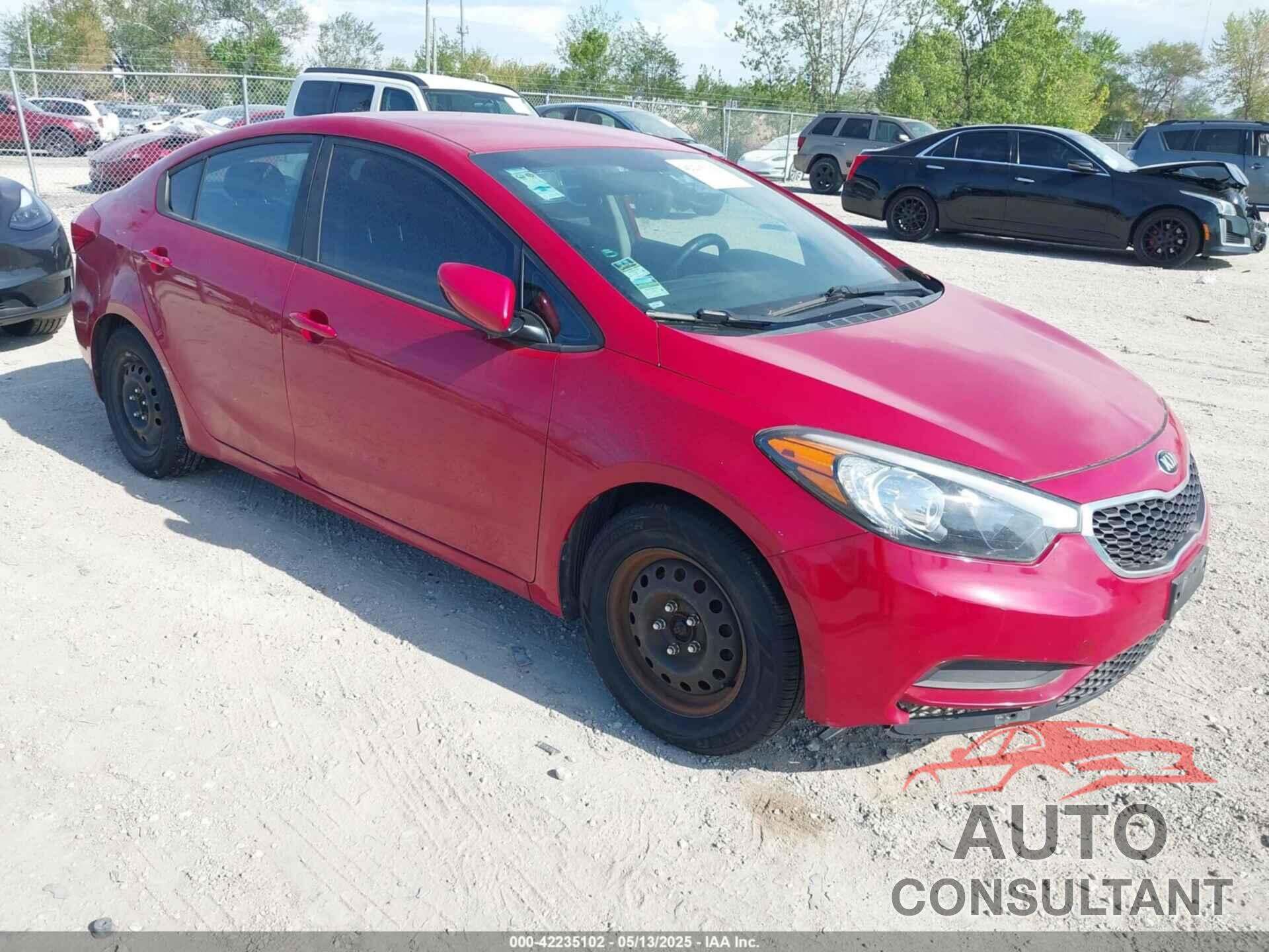 KIA FORTE 2016 - KNAFK4A63G5566551