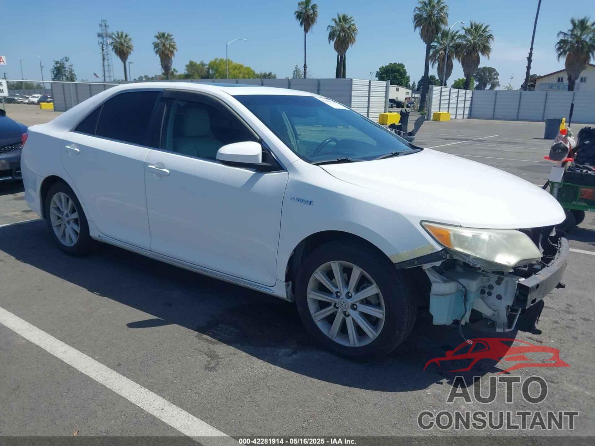 TOYOTA CAMRY HYBRID 2012 - 4T1BD1FK0CU007194