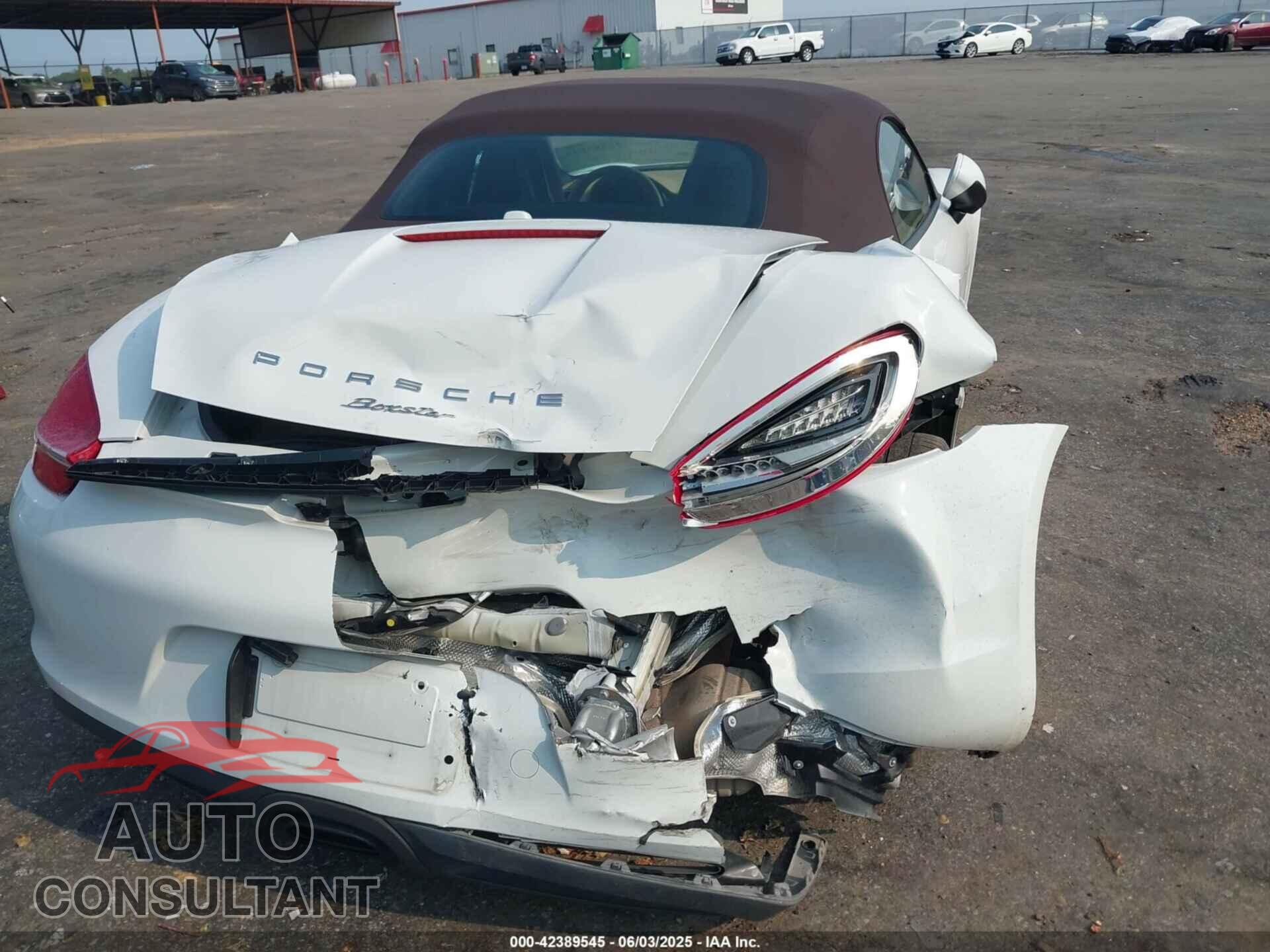 PORSCHE BOXSTER 2014 - WP0CA2A80ES120371