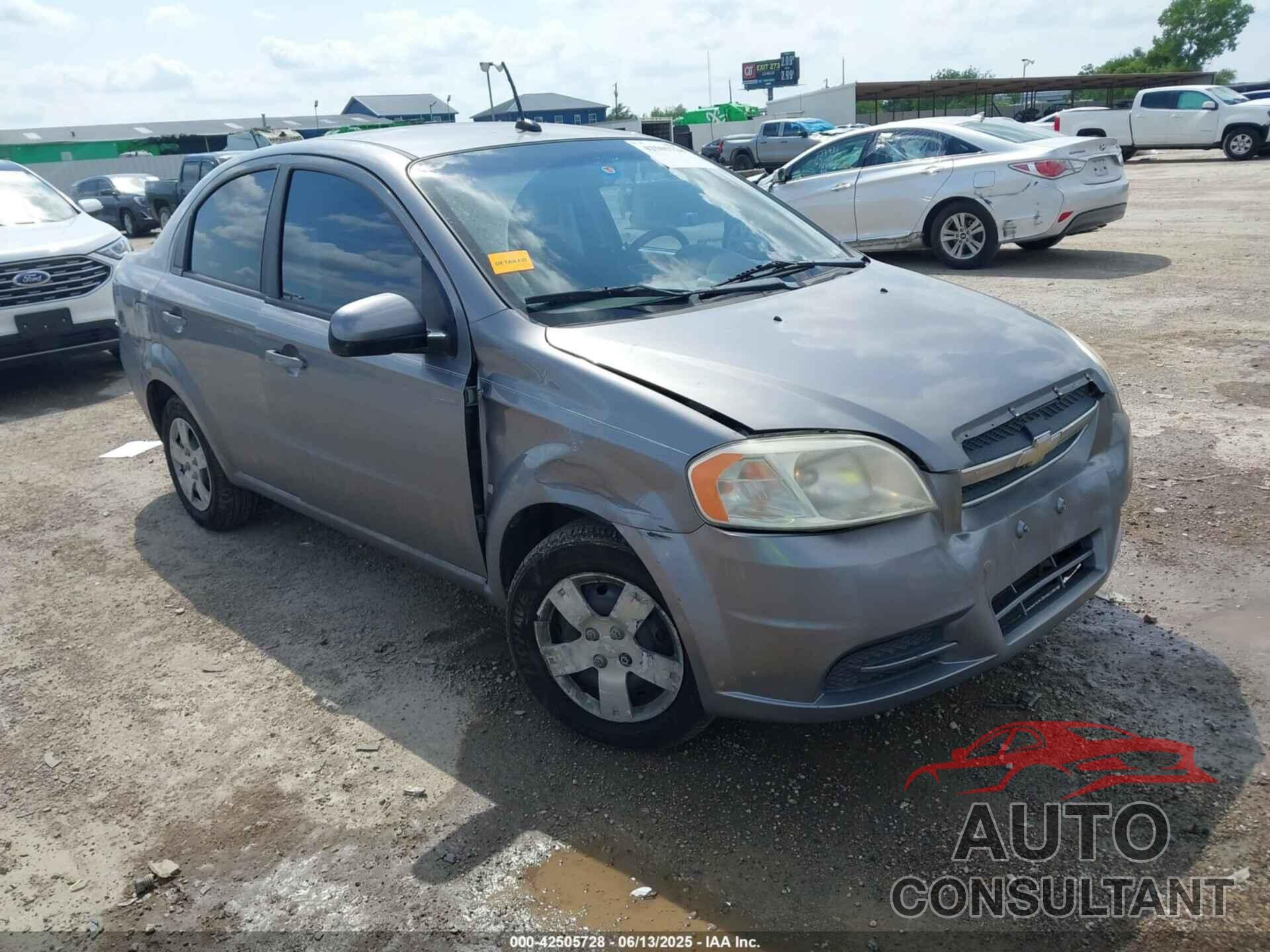 CHEVROLET AVEO 2009 - KL1TD56E09B610068