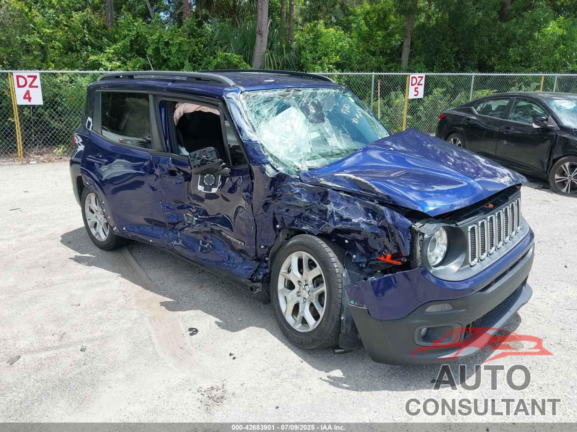 JEEP RENEGADE 2017 - ZACCJABB8HPF94891