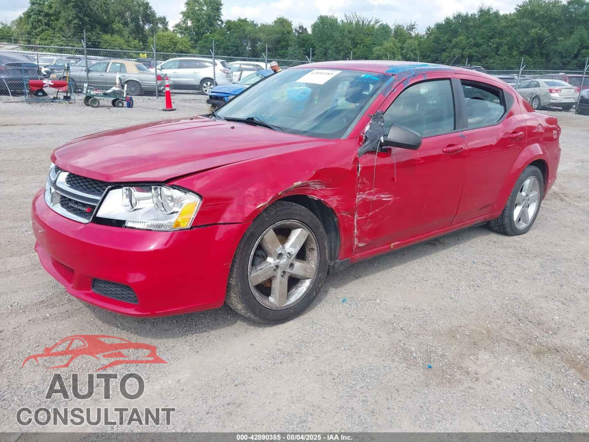 DODGE AVENGER 2013 - 1C3CDZAB5DN773159