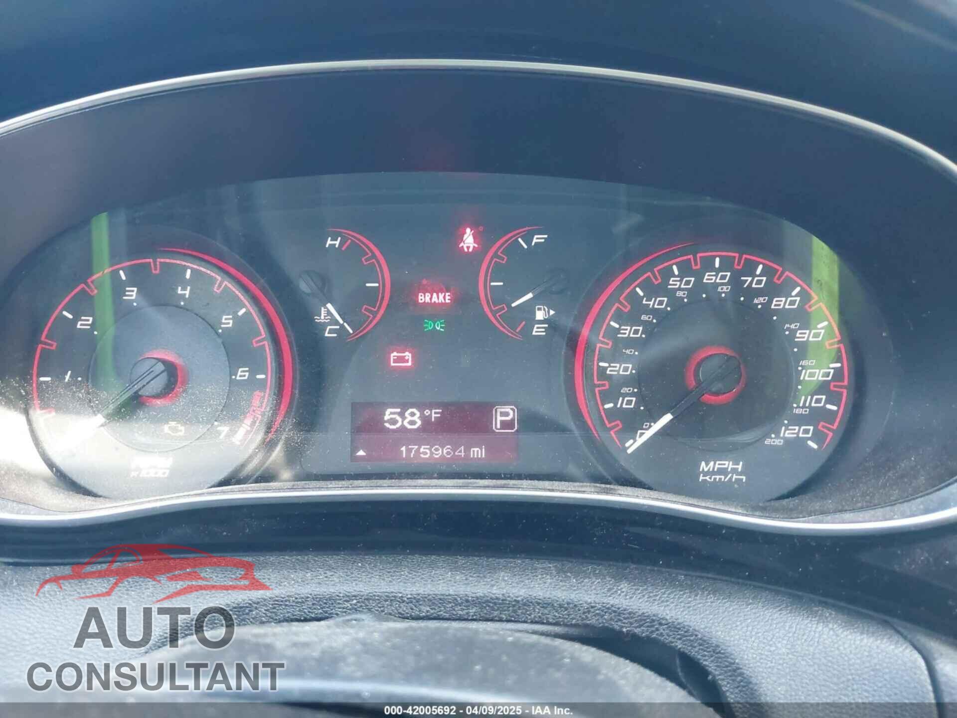 DODGE DART 2013 - 1C3CDFBA0DD104341