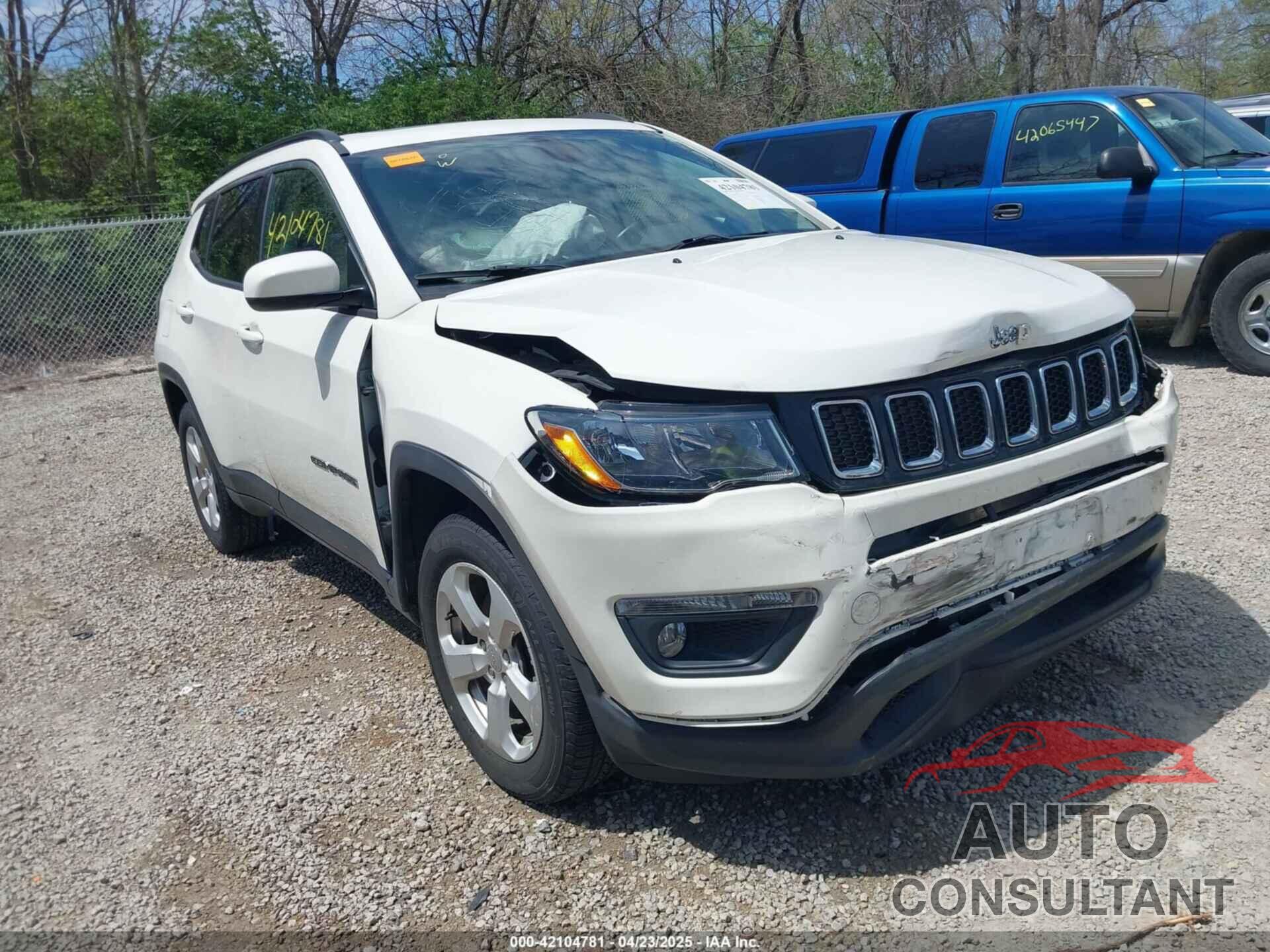 JEEP COMPASS 2019 - 3C4NJDBB1KT792223