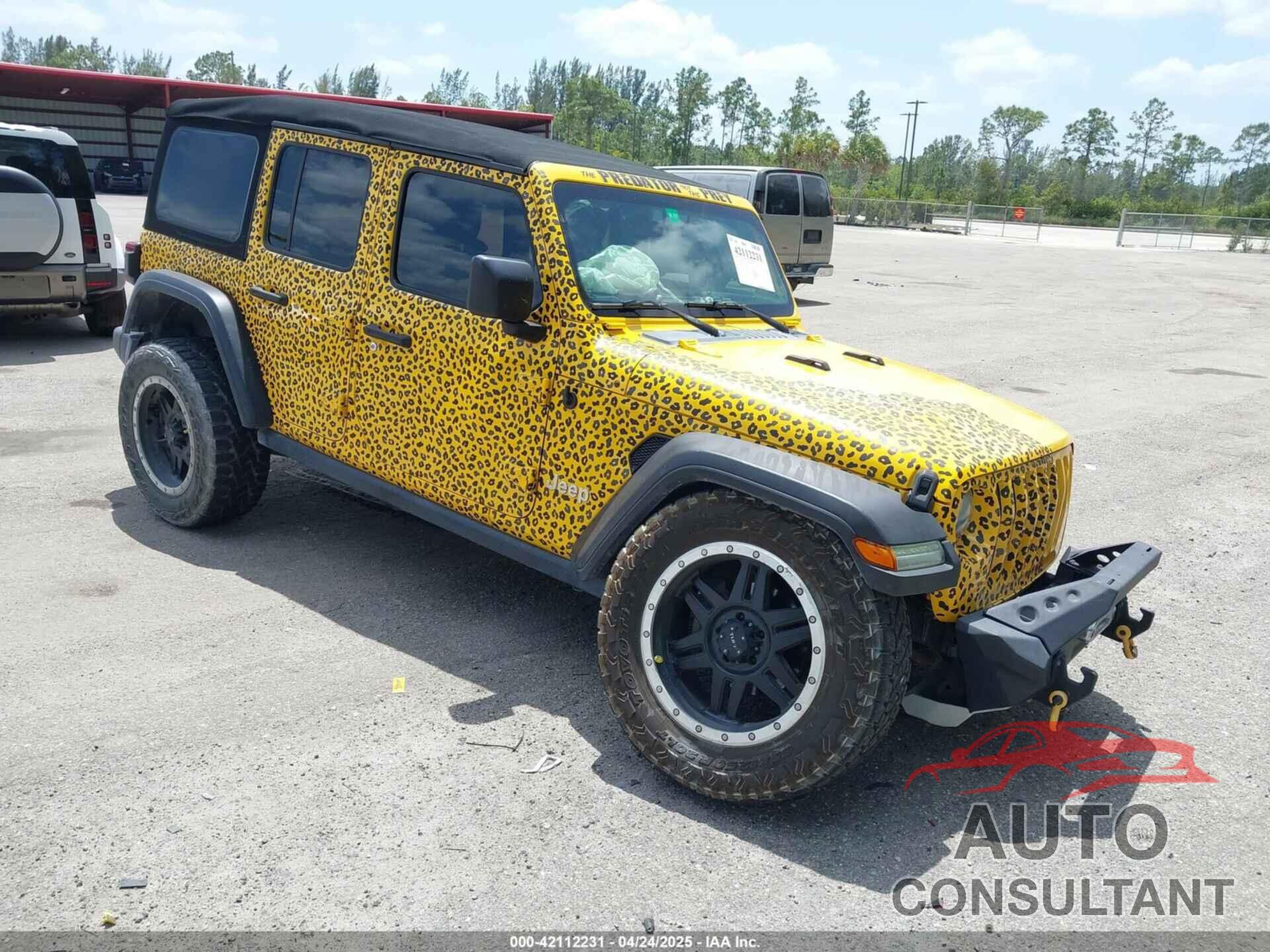 JEEP WRANGLER UNLIMITED 2018 - 1C4HJXDN2JW324872