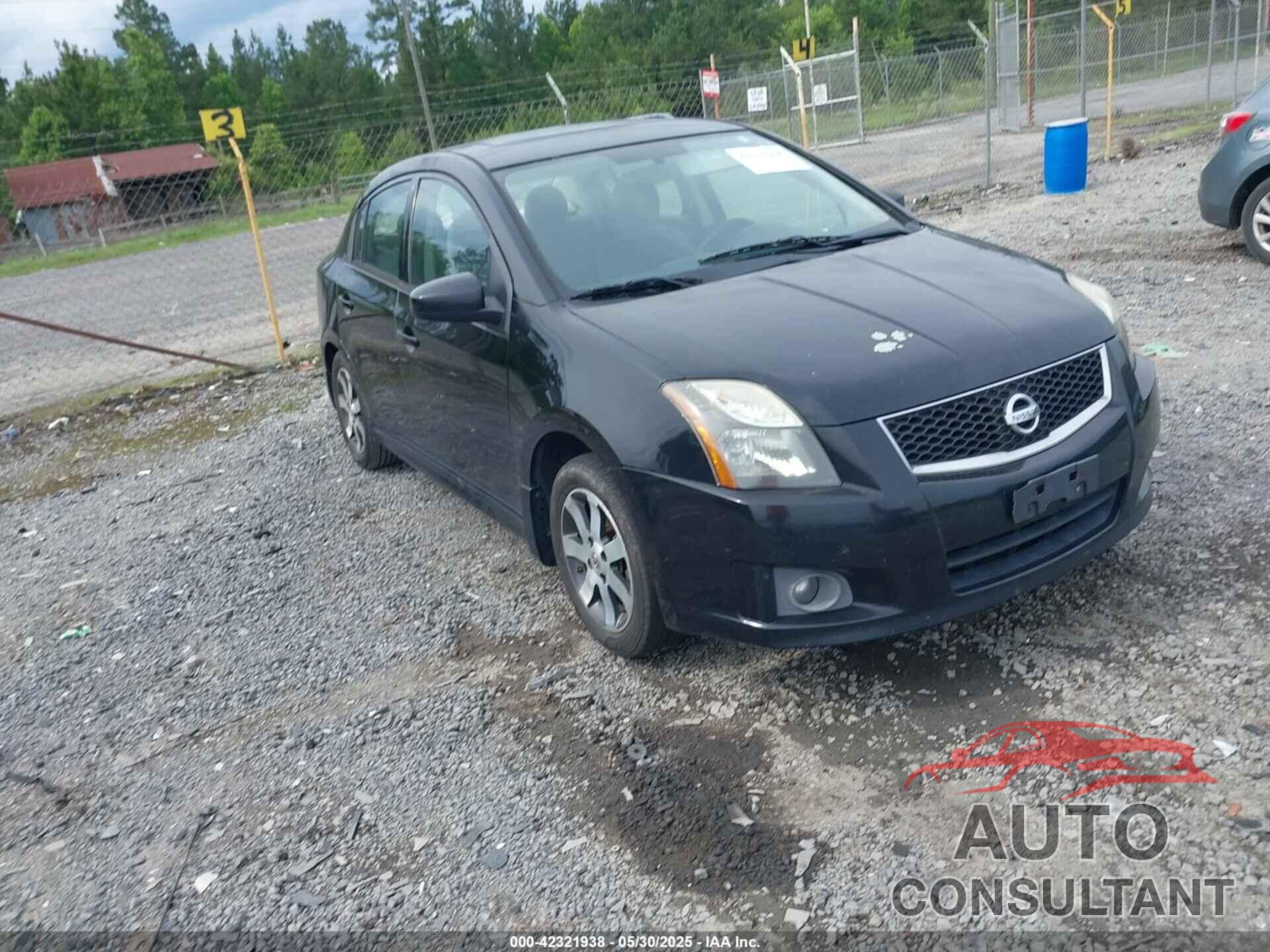 NISSAN SENTRA 2012 - 3N1AB6AP1CL624302