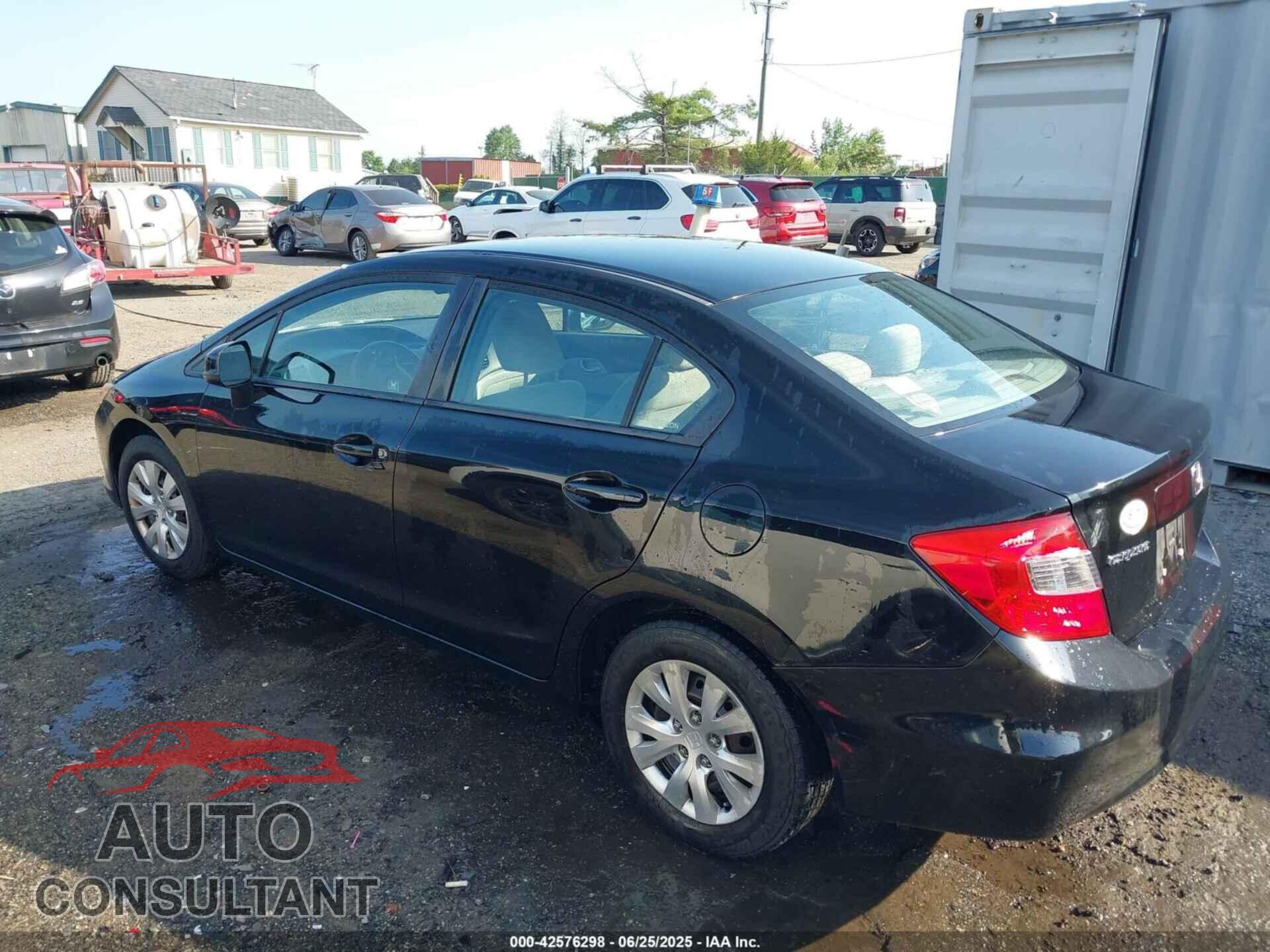 HONDA CIVIC 2012 - 19XFB2F53CE086032