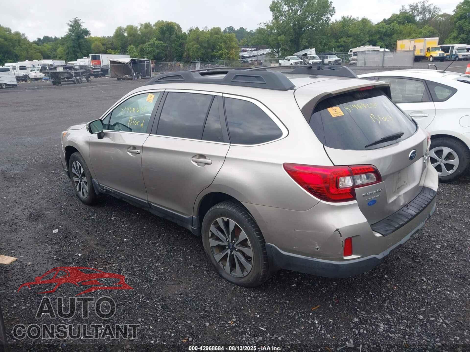 SUBARU OUTBACK 2015 - 4S4BSBLC9F3239506