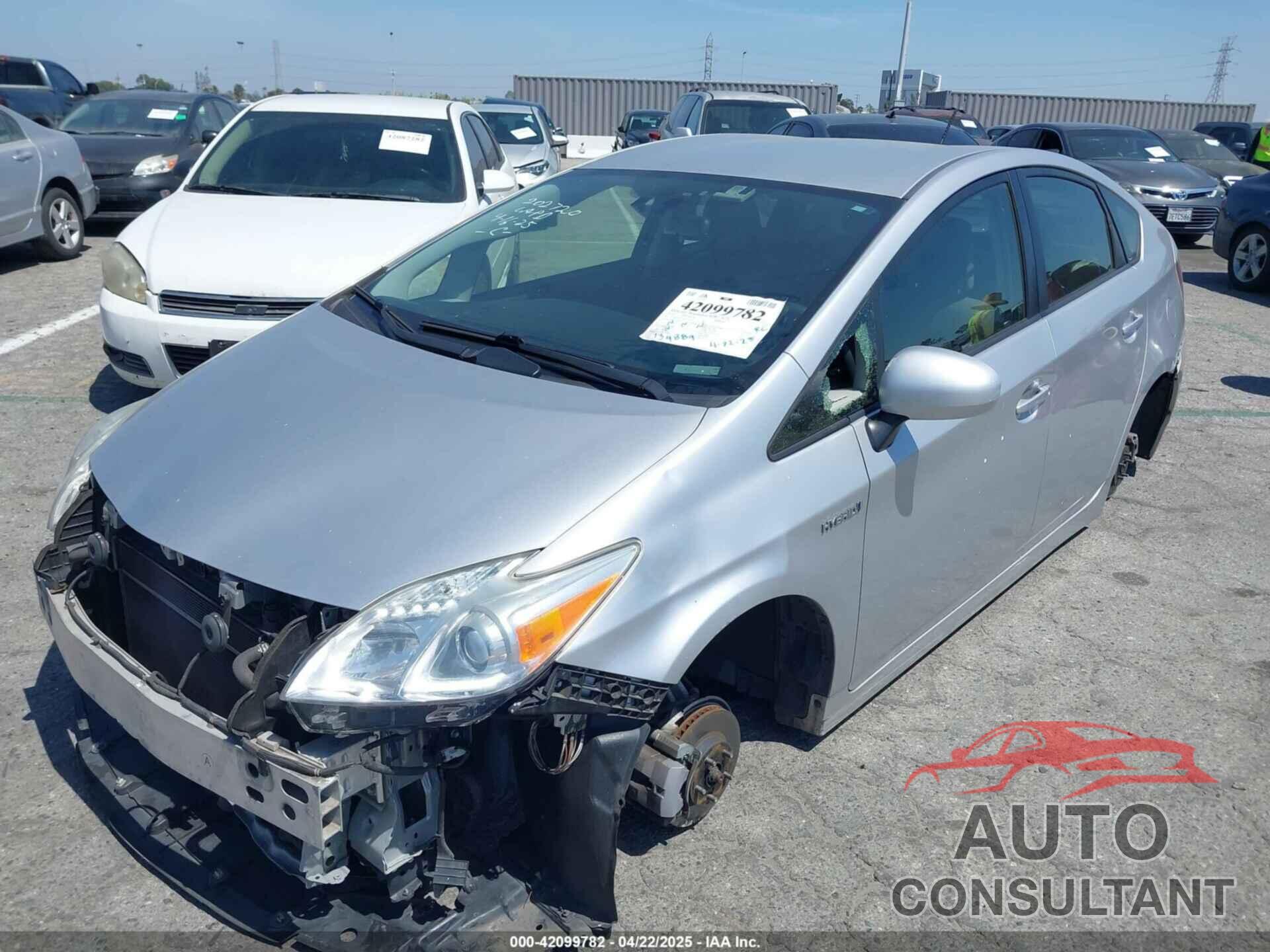 TOYOTA PRIUS 2013 - JTDKN3DU6D5551678