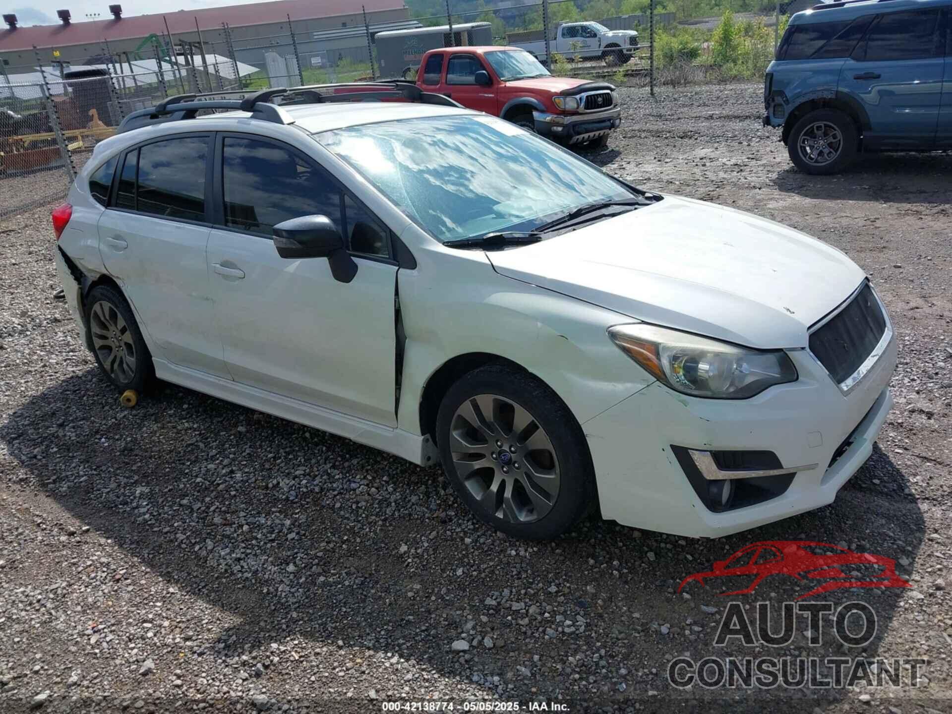 SUBARU IMPREZA 2016 - JF1GPAP61G9278685