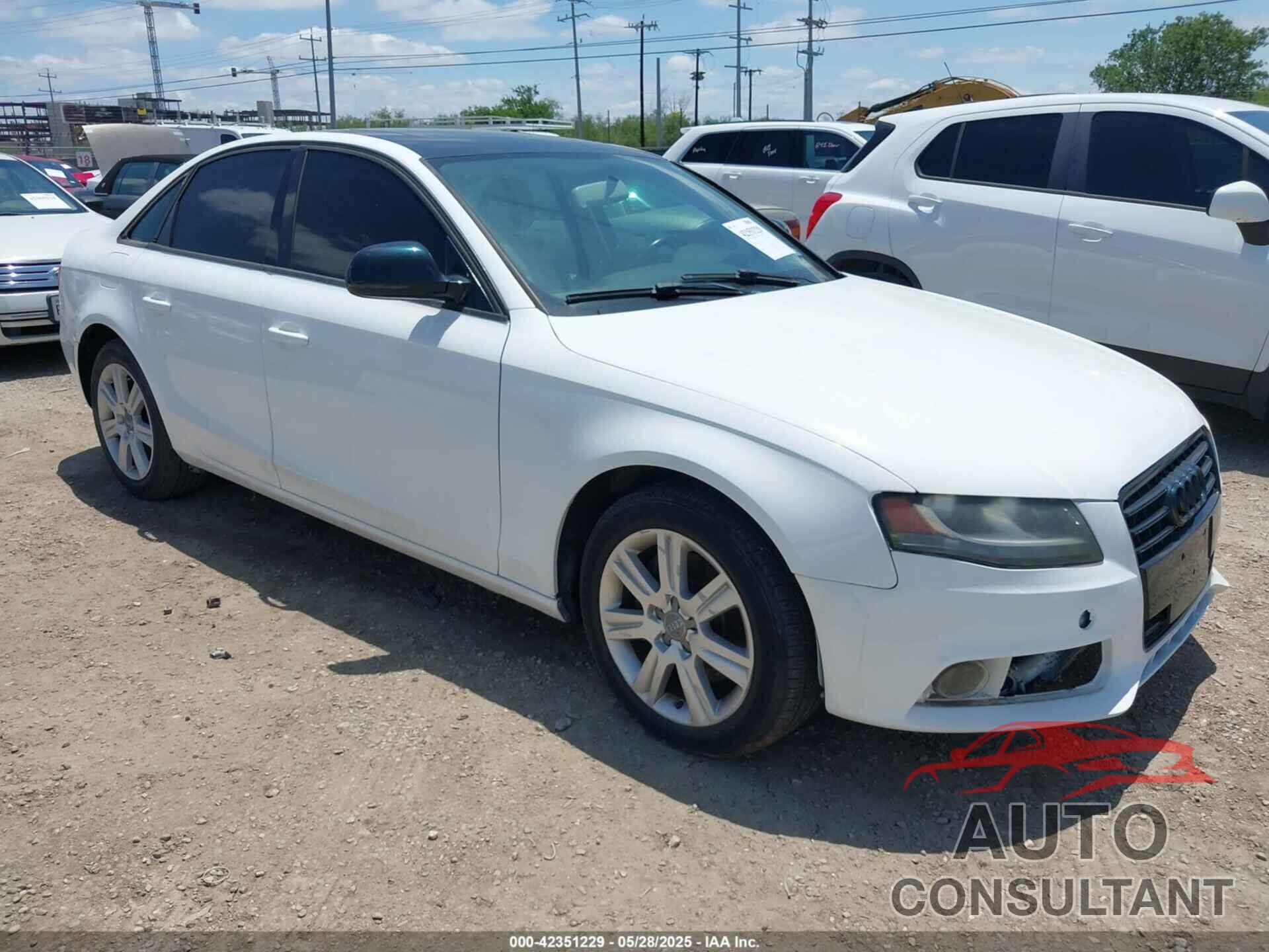 AUDI A4 2009 - WAUJF78K29N076768
