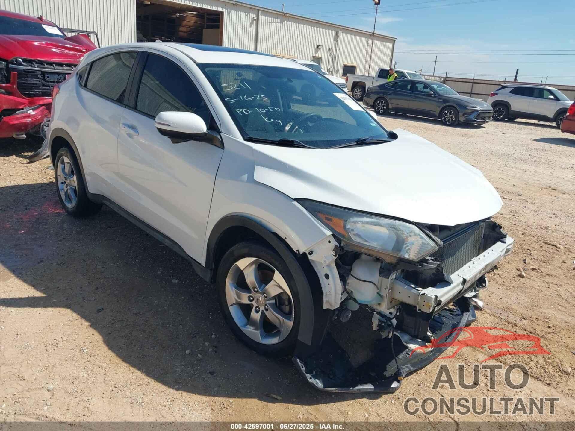 HONDA HR-V 2017 - 3CZRU5H54HM725211