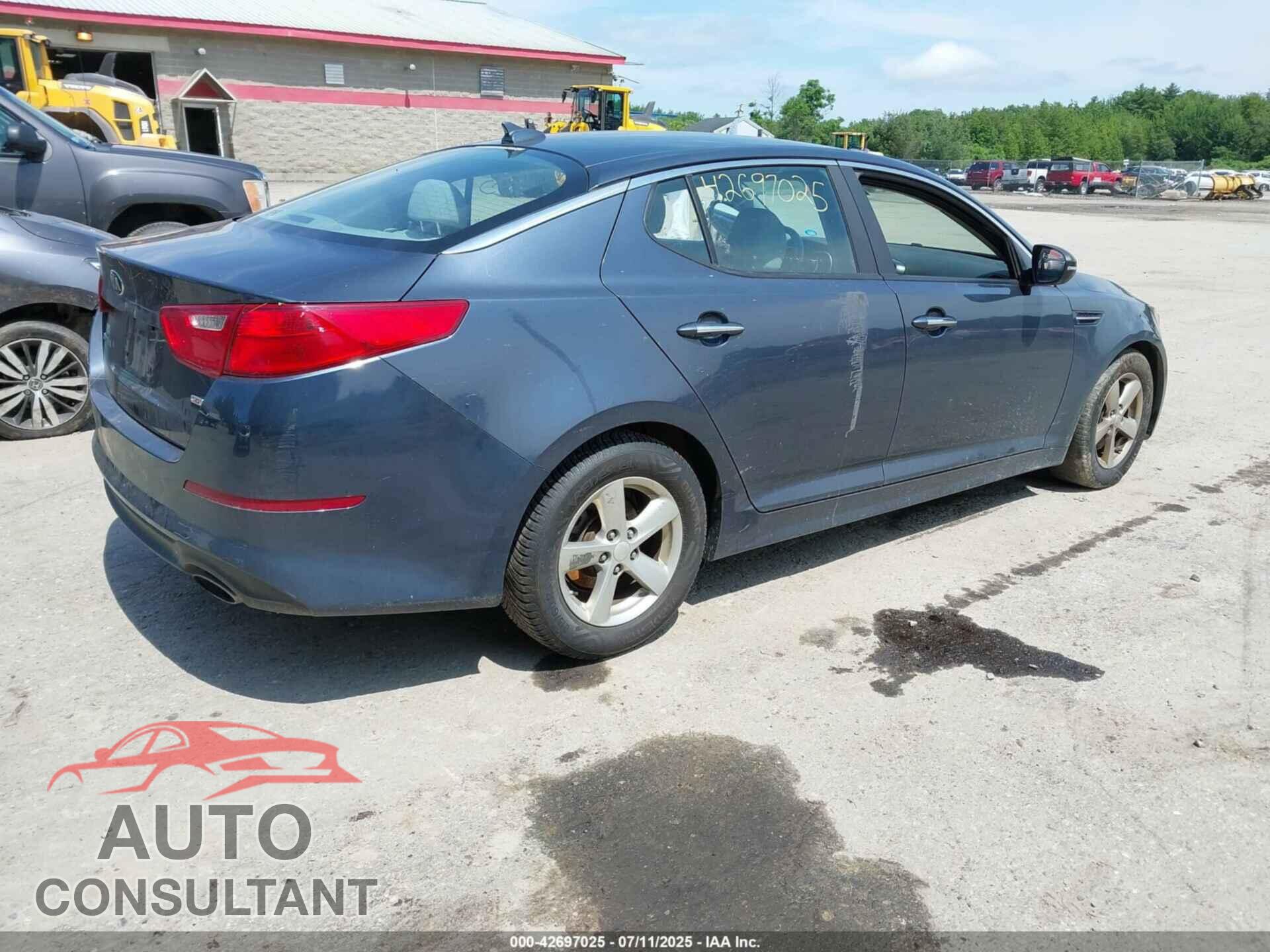 KIA OPTIMA 2015 - KNAGM4A75F5607154