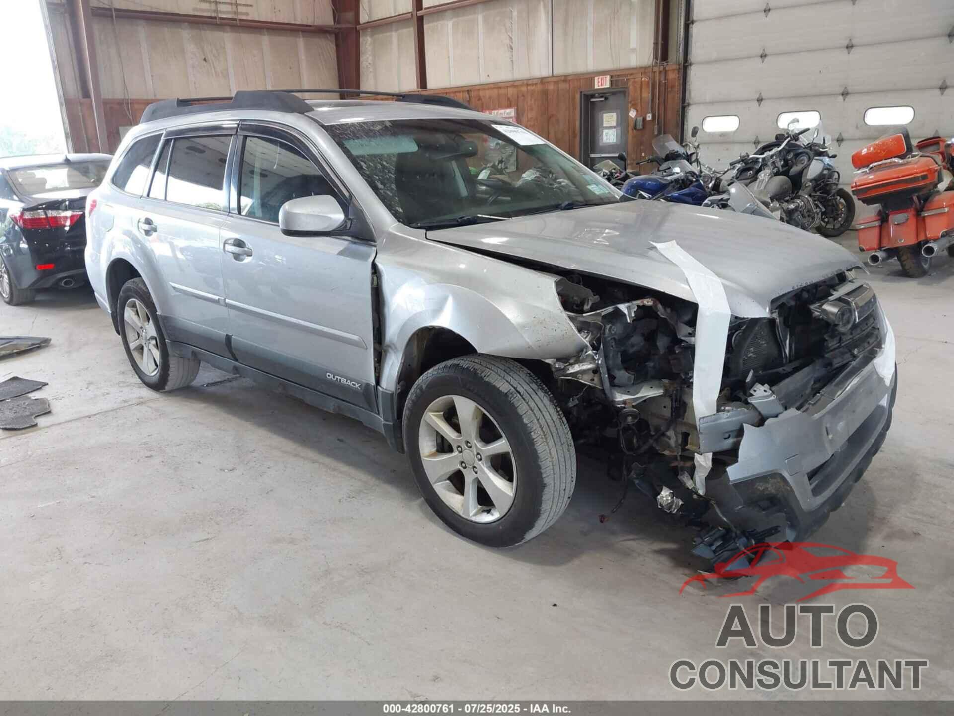 SUBARU OUTBACK 2013 - 4S4BRBGC5D3215271