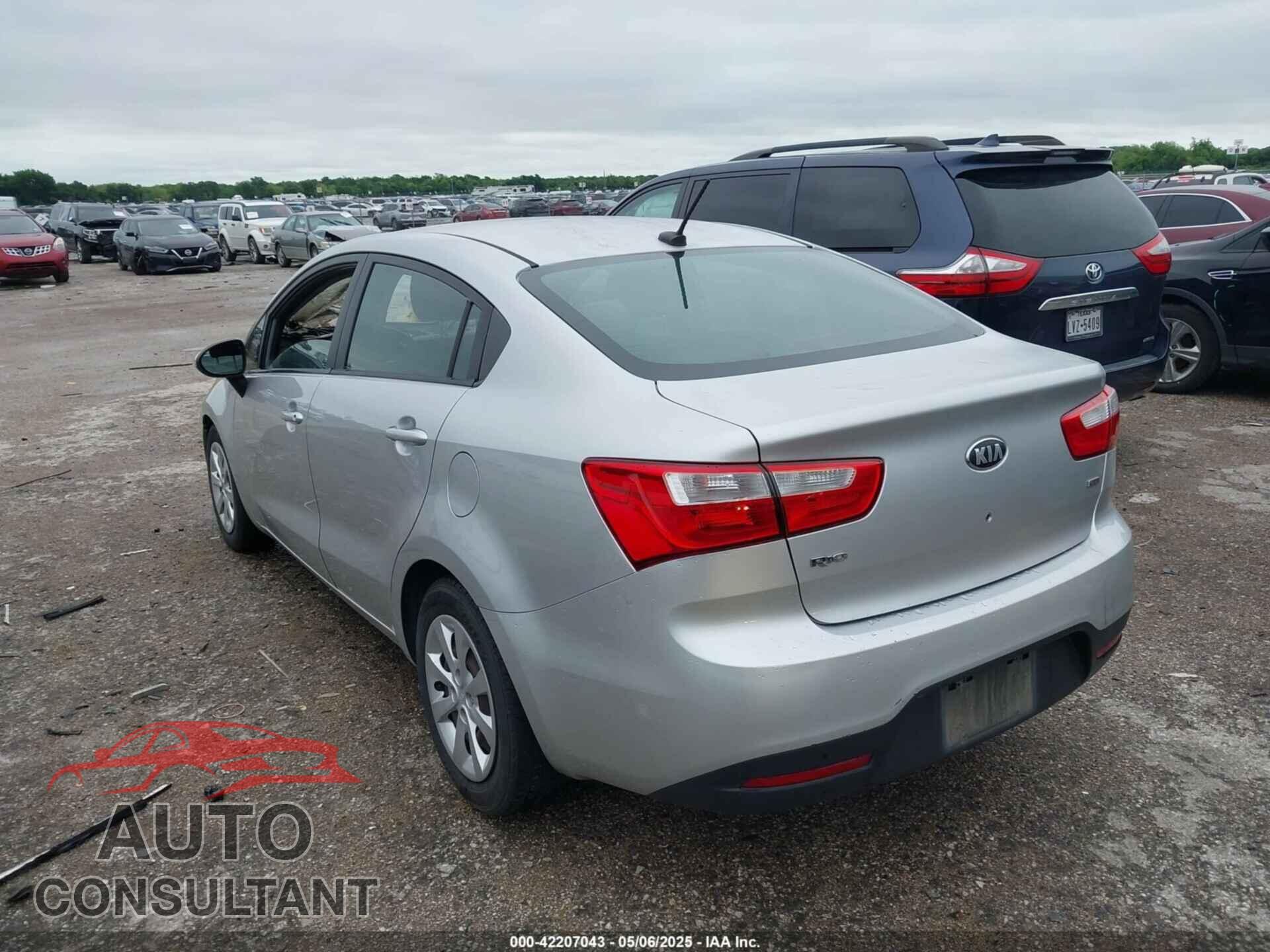 KIA RIO 2013 - KNADM4A34D6170898