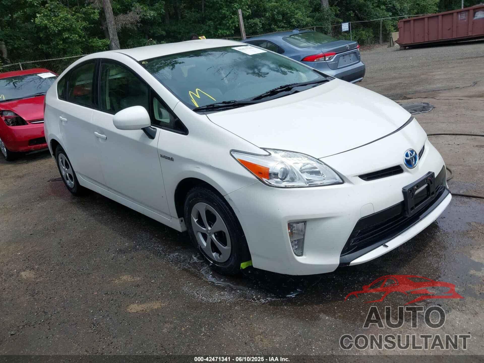 TOYOTA PRIUS 2013 - JTDKN3DUXD5672424