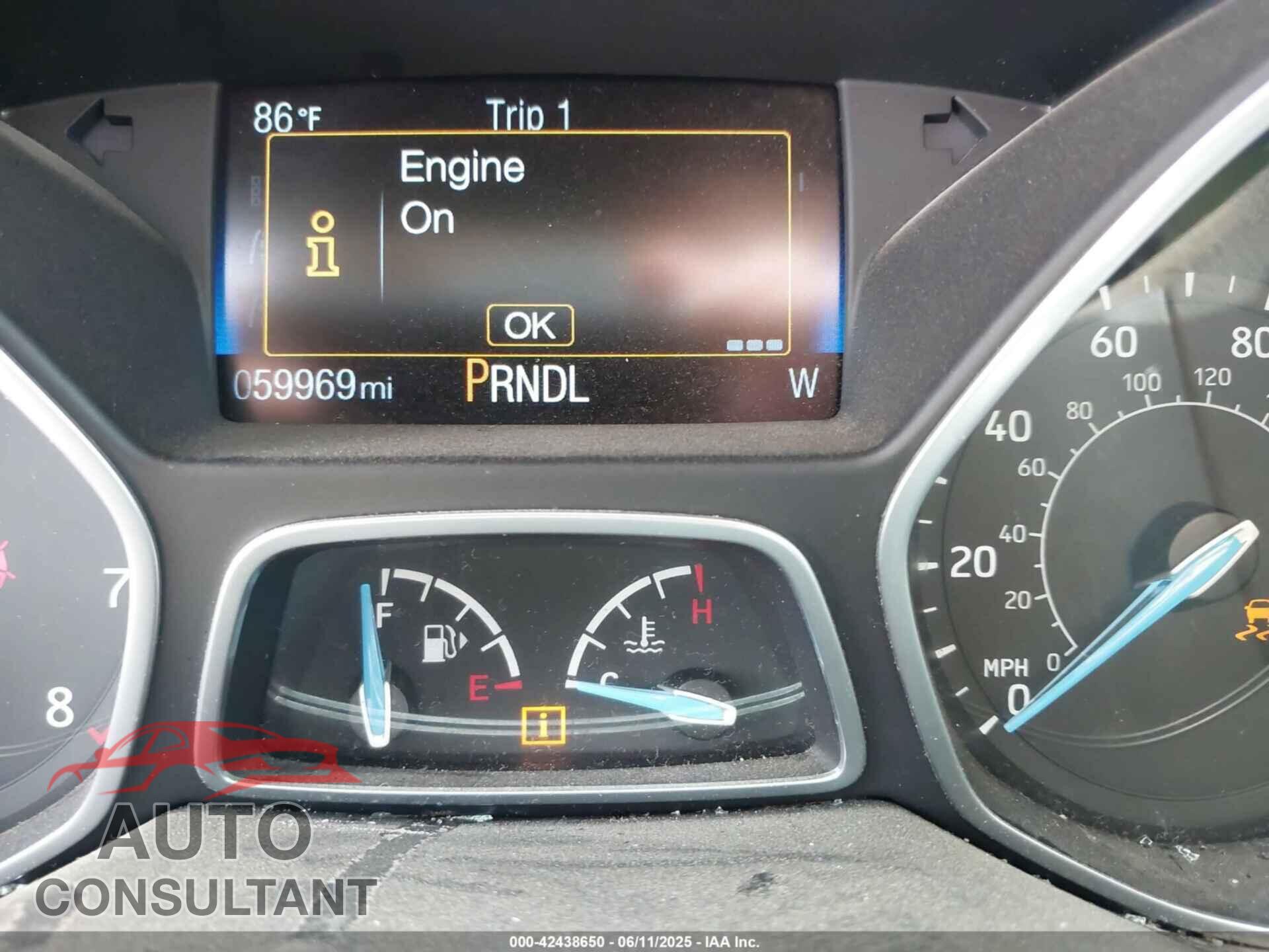 FORD FOCUS 2016 - 1FADP3F21GL387227