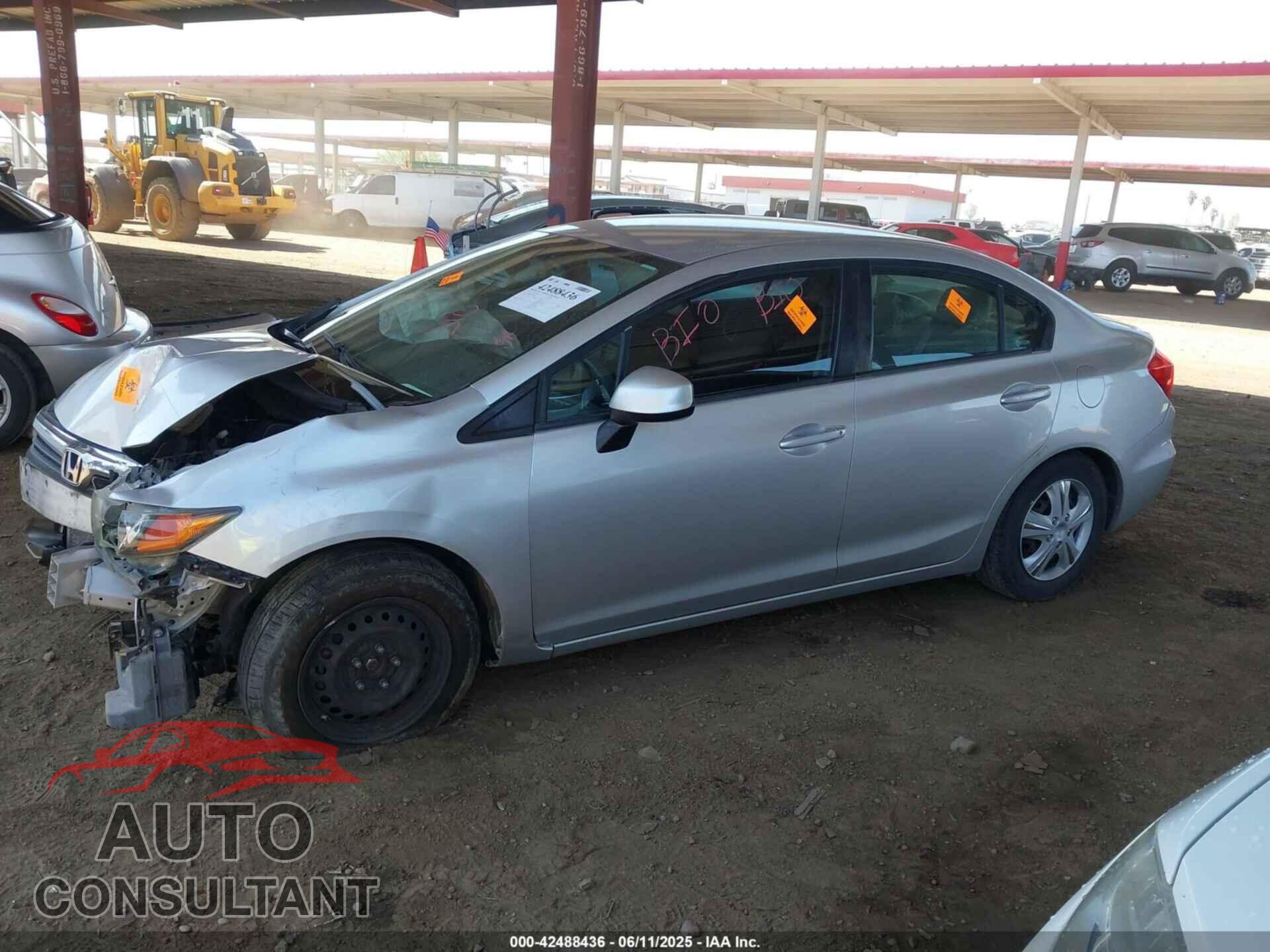 HONDA CIVIC 2012 - 2HGFB2F53CH560518
