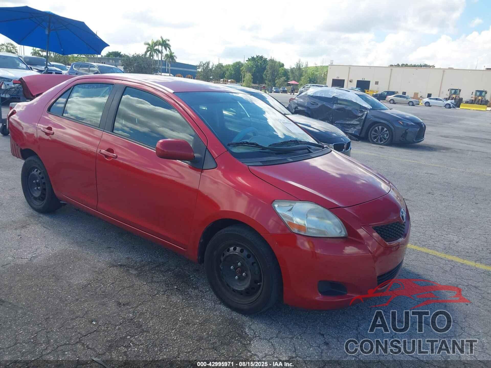 TOYOTA YARIS 2012 - JTDBT4K38CL026279