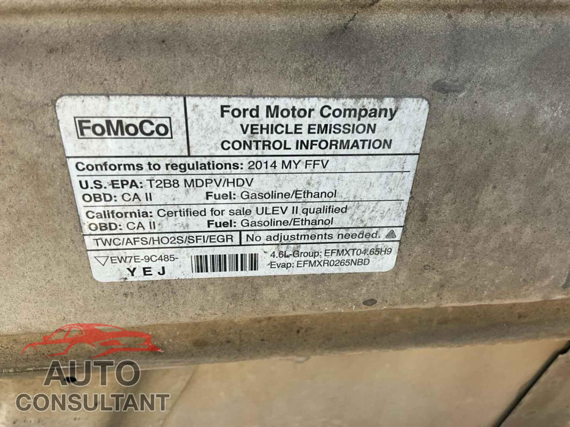 FORD E-150 2014 - 1FTNE1EW0EDA46745