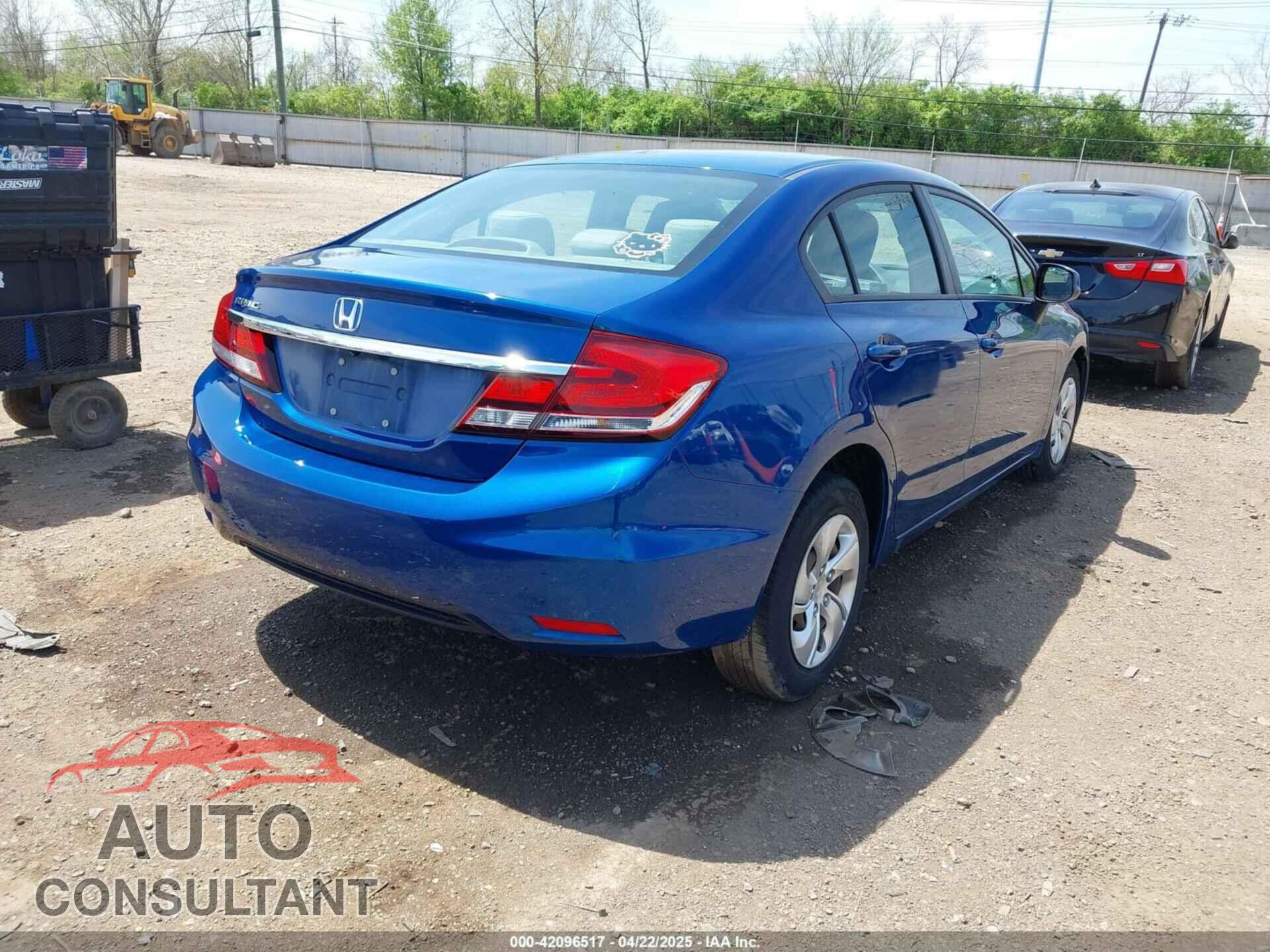 HONDA CIVIC 2013 - 19XFB2E50DE038717