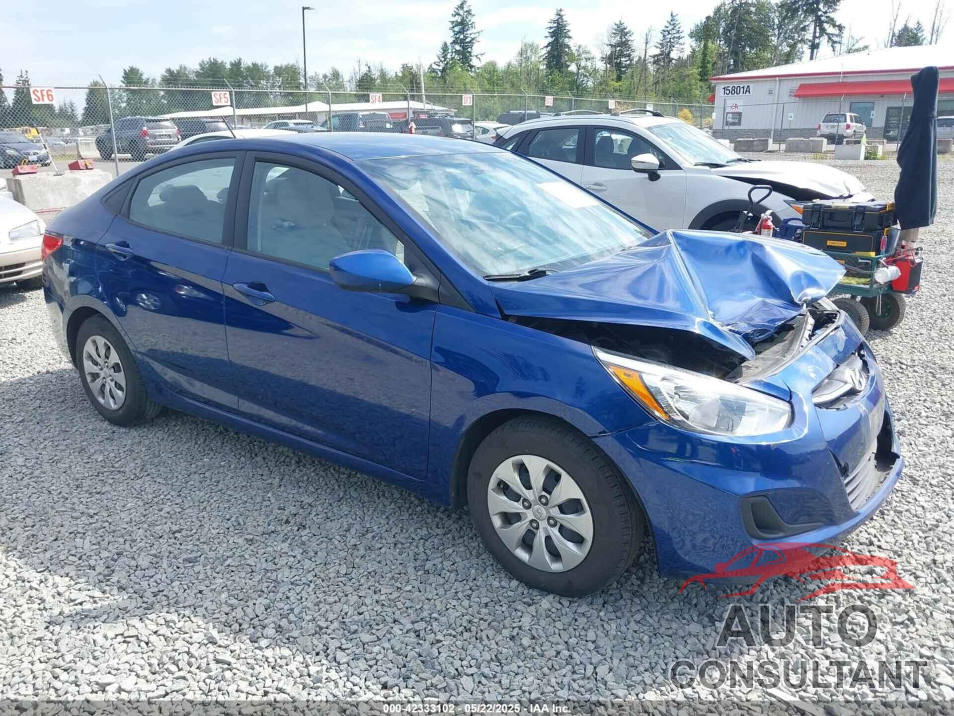 HYUNDAI ACCENT 2016 - KMHCT4AE5GU053135