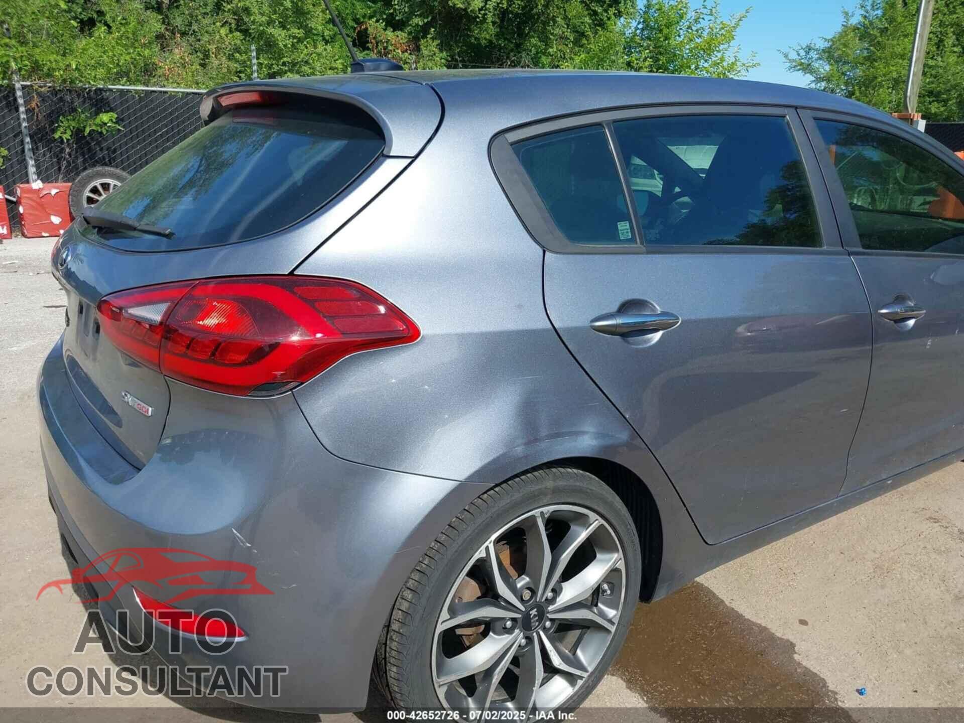 KIA FORTE 2017 - 3KPFN5A37HE059759