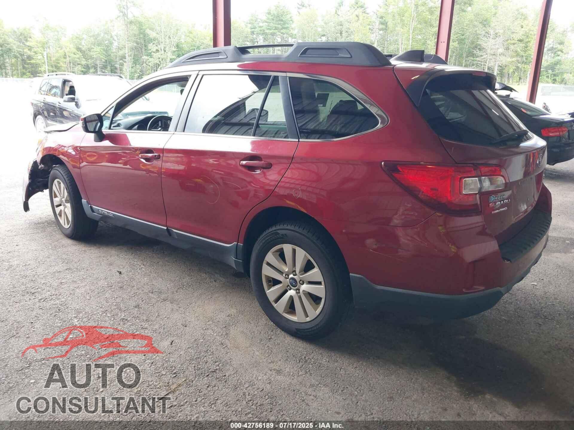 SUBARU OUTBACK 2017 - 4S4BSAFC7H3286817