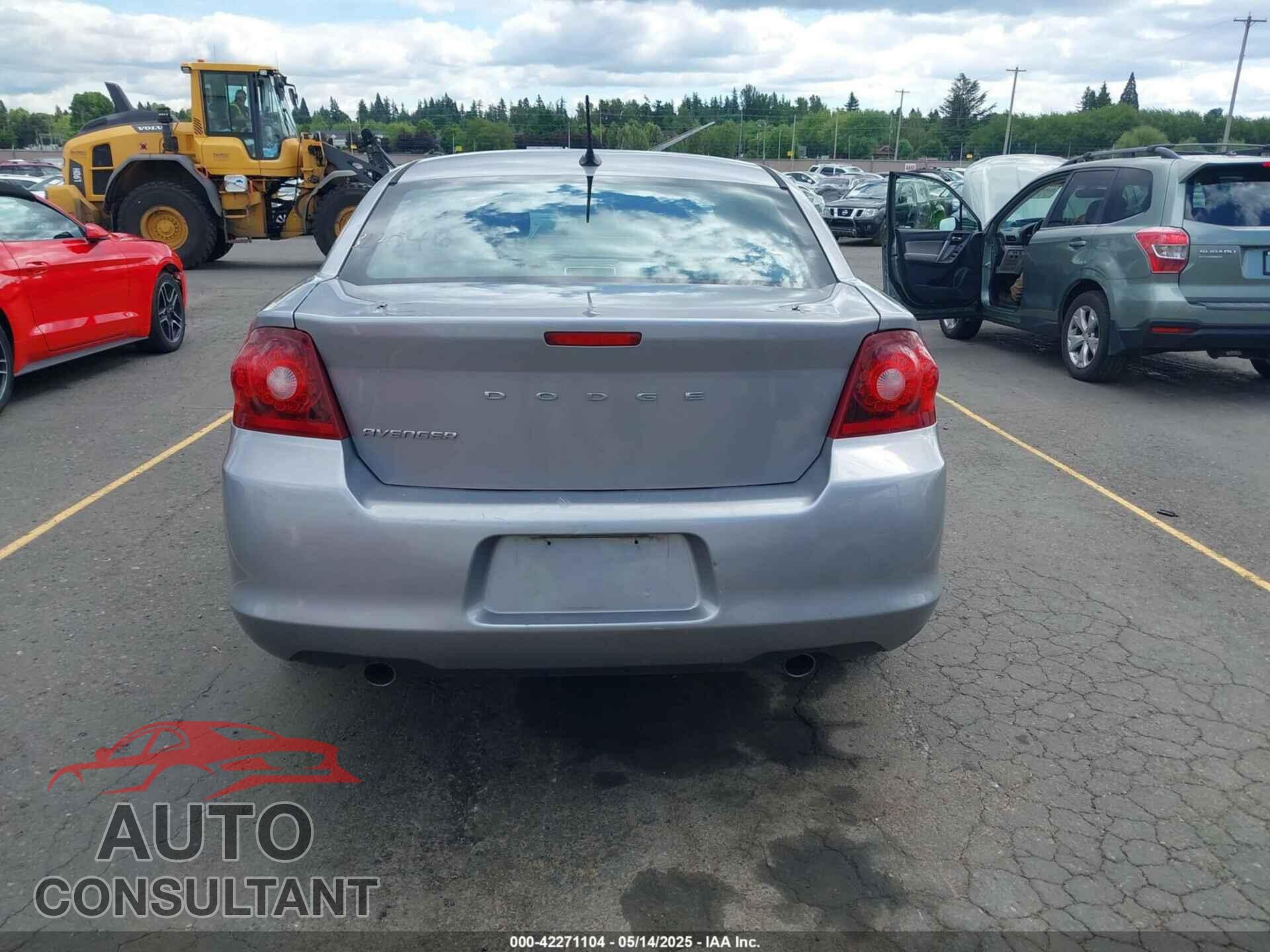 DODGE AVENGER 2013 - 1C3CDZAG7DN531565