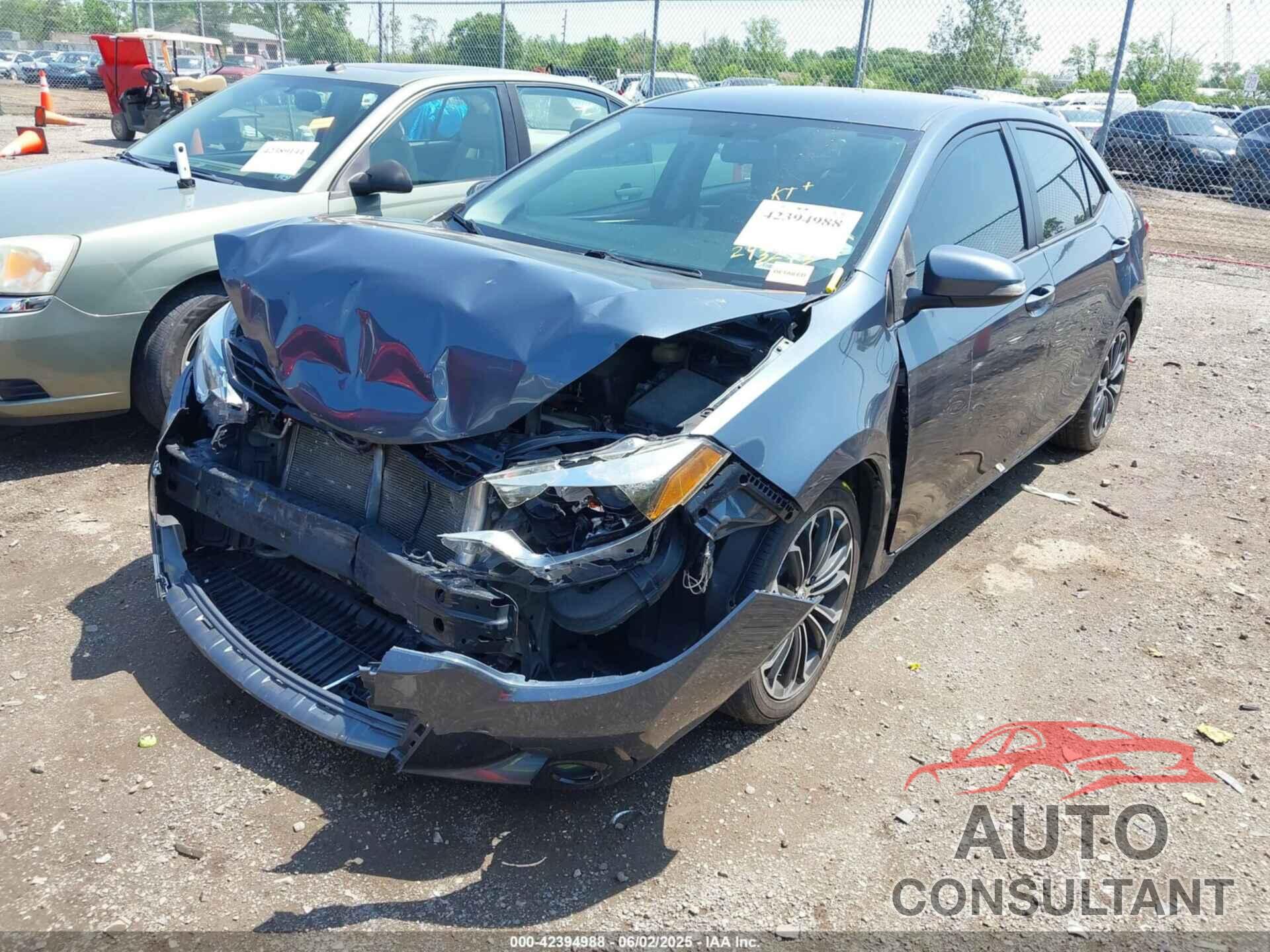 TOYOTA COROLLA 2016 - 2T1BURHE7GC509746
